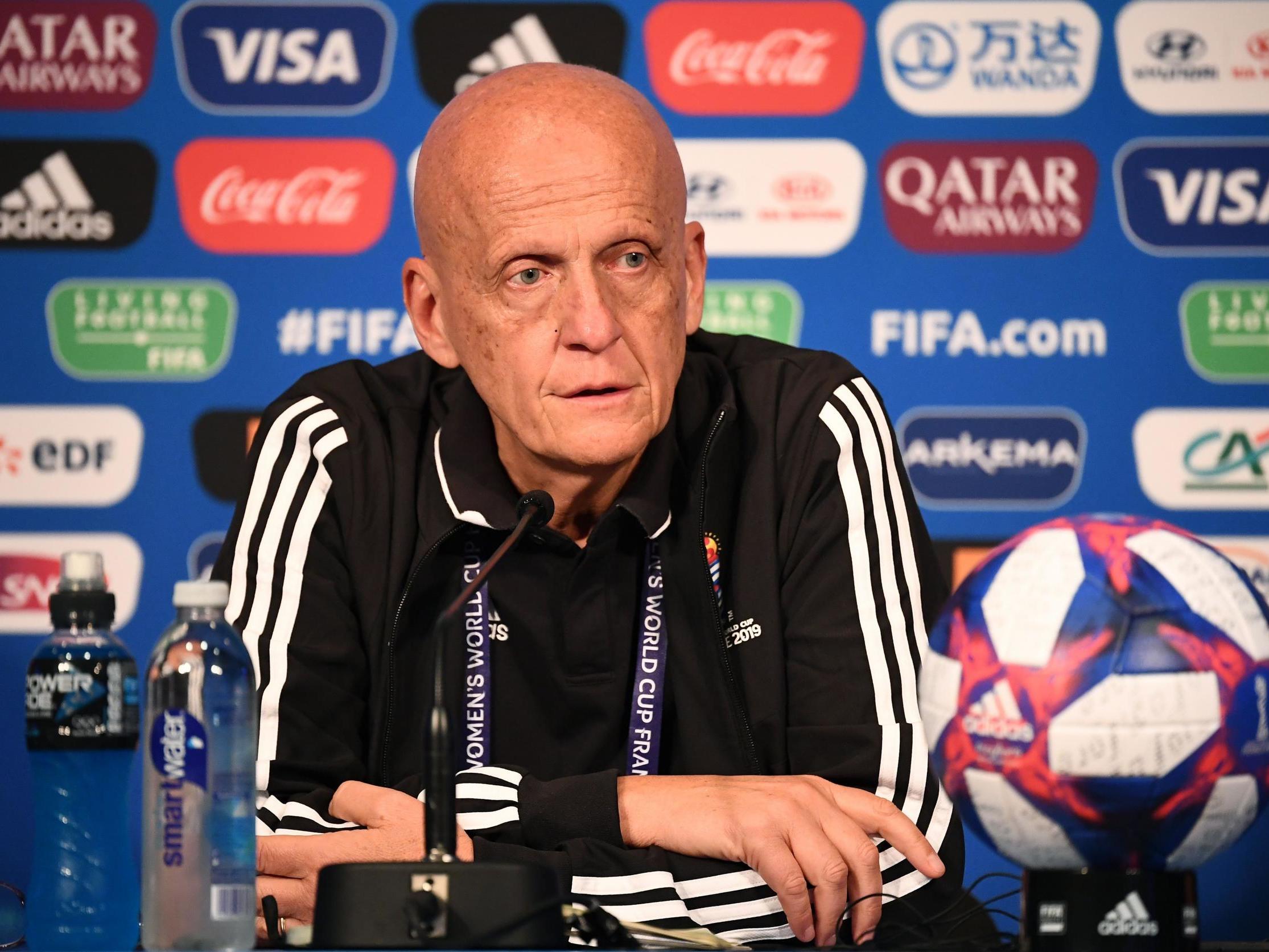 Pierluigi Collina, chairman of Fifa's referees' committee, wants universal use of VAR (AFP/Getty)