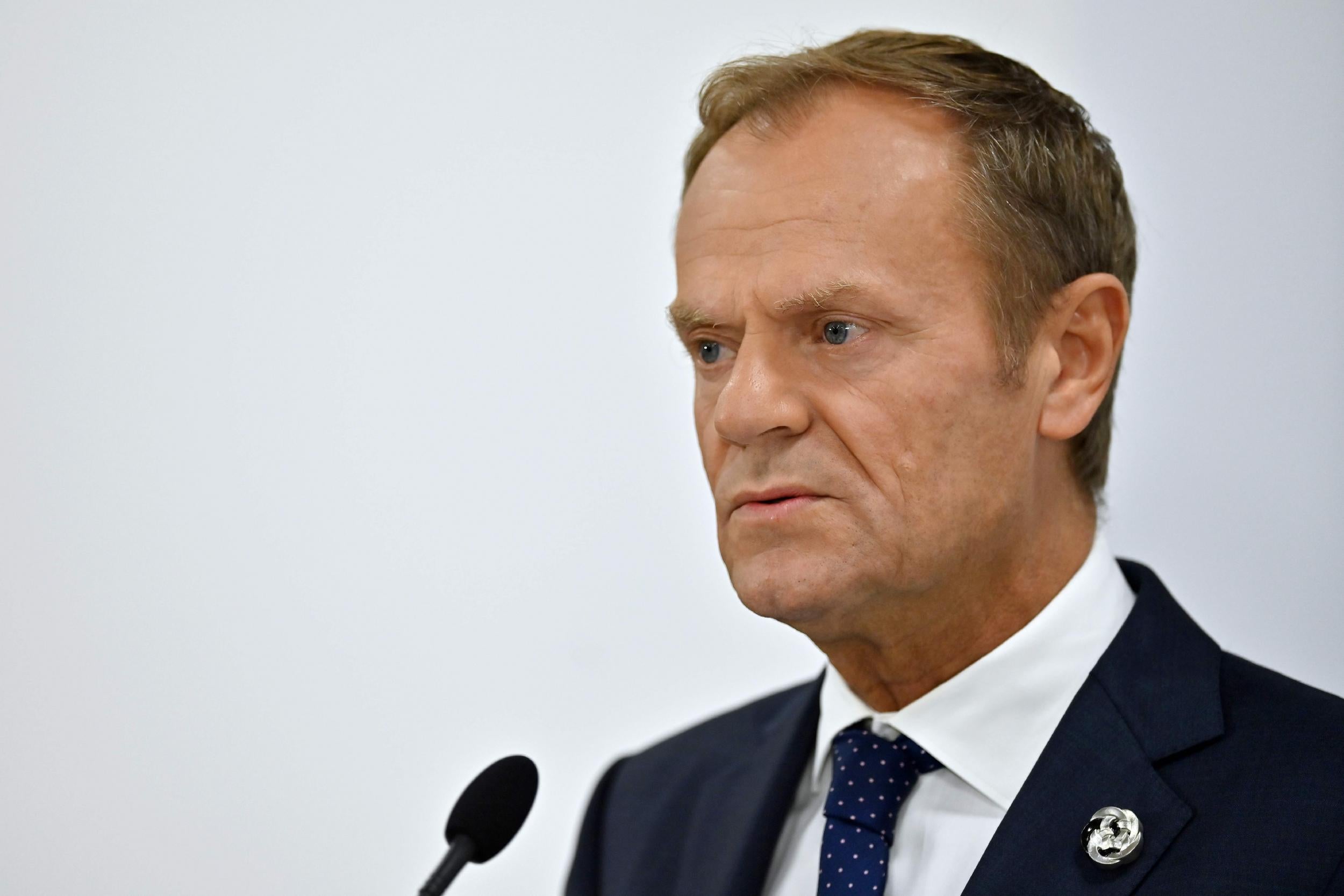 Donald Tusk, the European Council president (AFP/Getty)