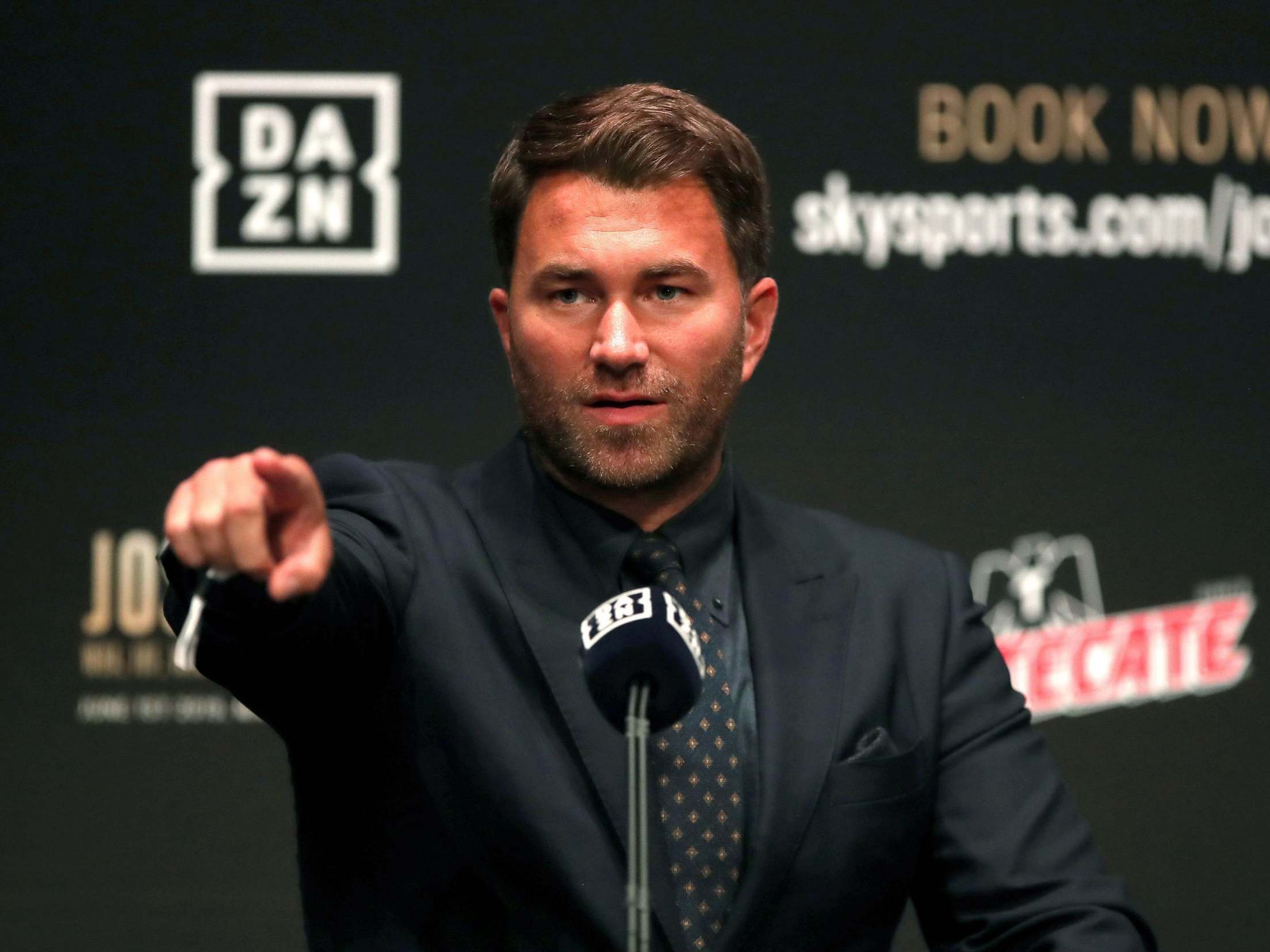 Hearn claimed Fury's opponent Tom Schwarz was not good enough to win a British title