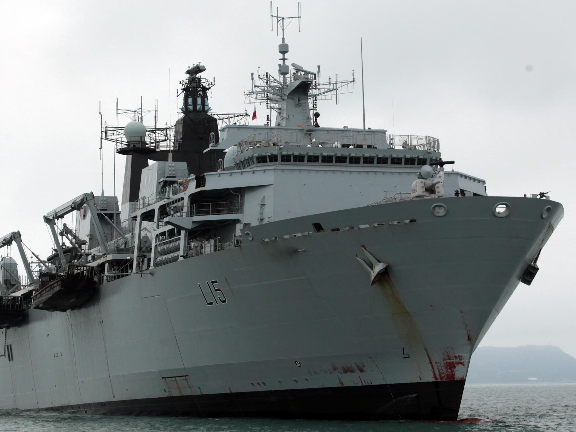 A UK-led military expedition involving seven western countries is currently operating in the Baltic Sea