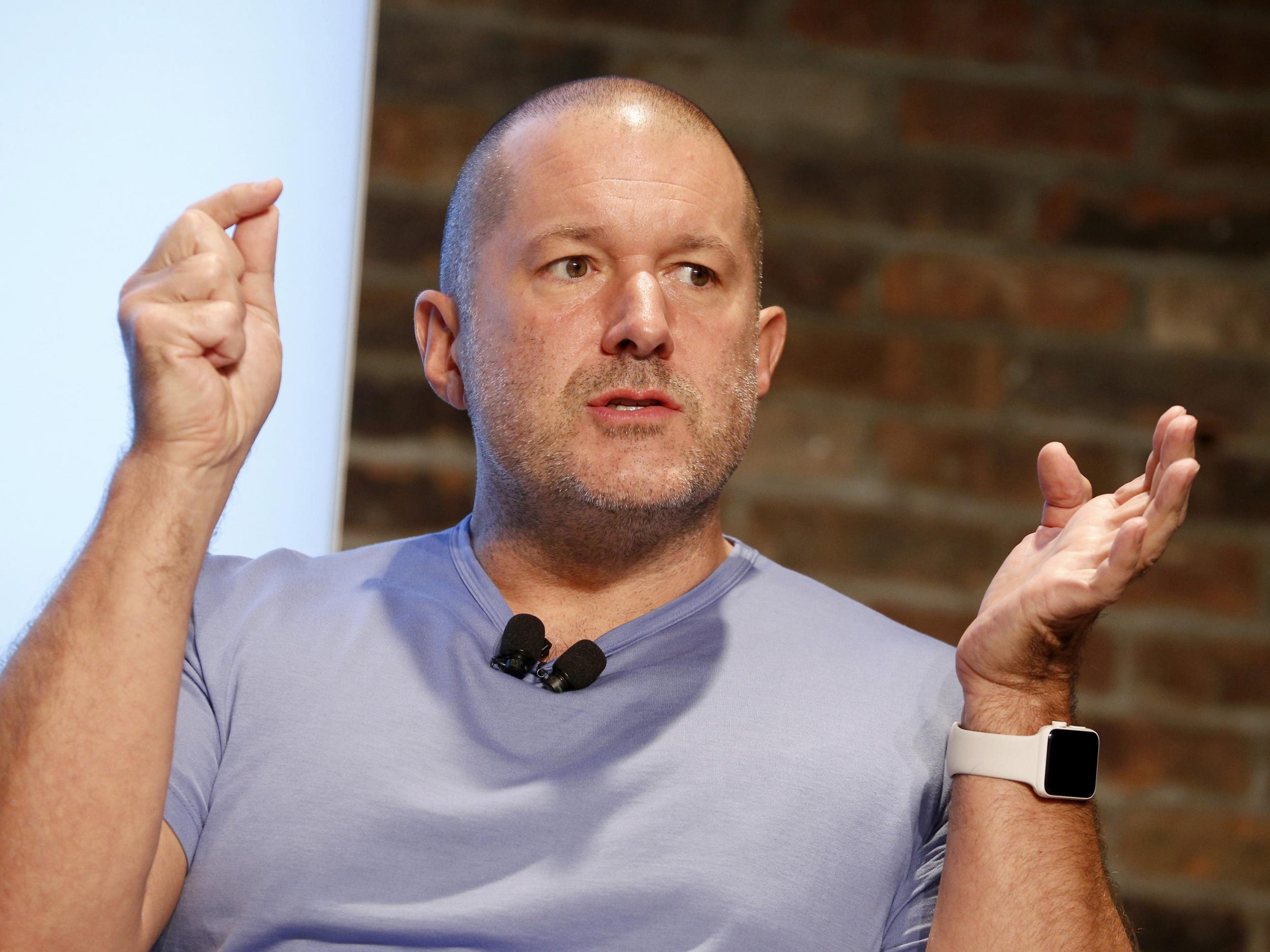 Apple’s design guru Sir Jony Ive, whose departure sent shockwaves through the company