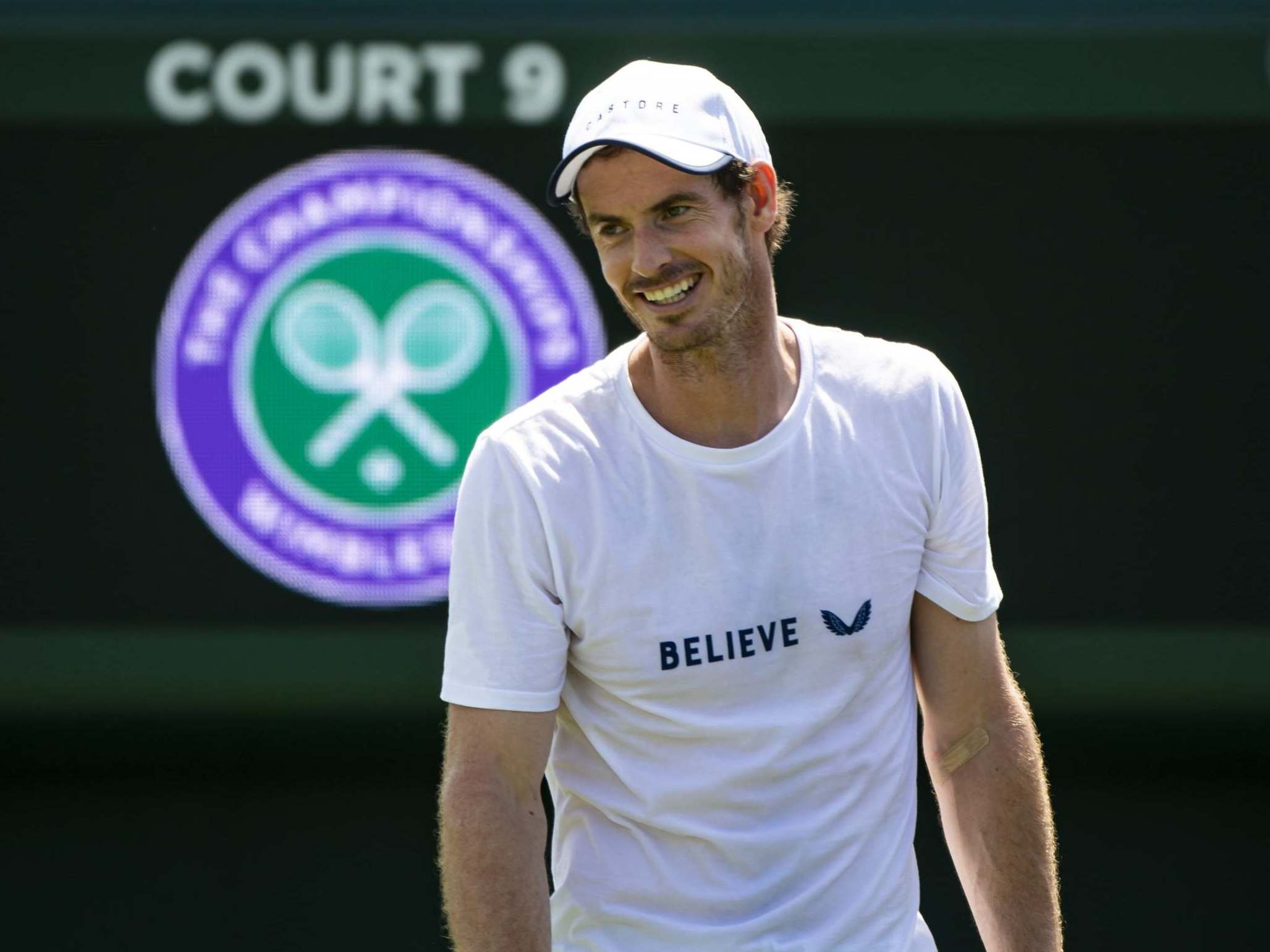 Andy Murray will continue his return to full fitness in the mixed doubles