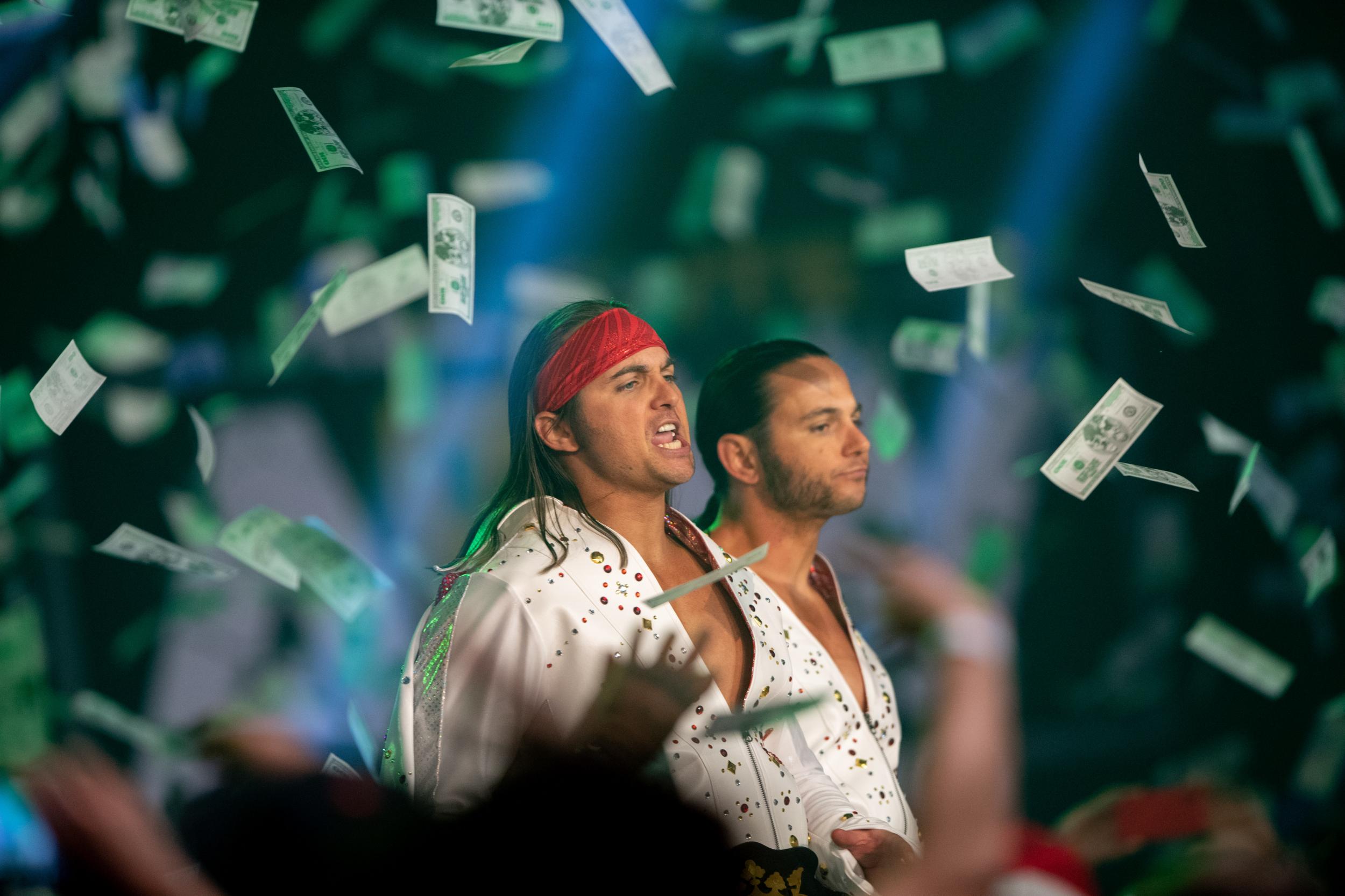 The Young Bucks at AEW double-or-nothing (Tom Donoghue)