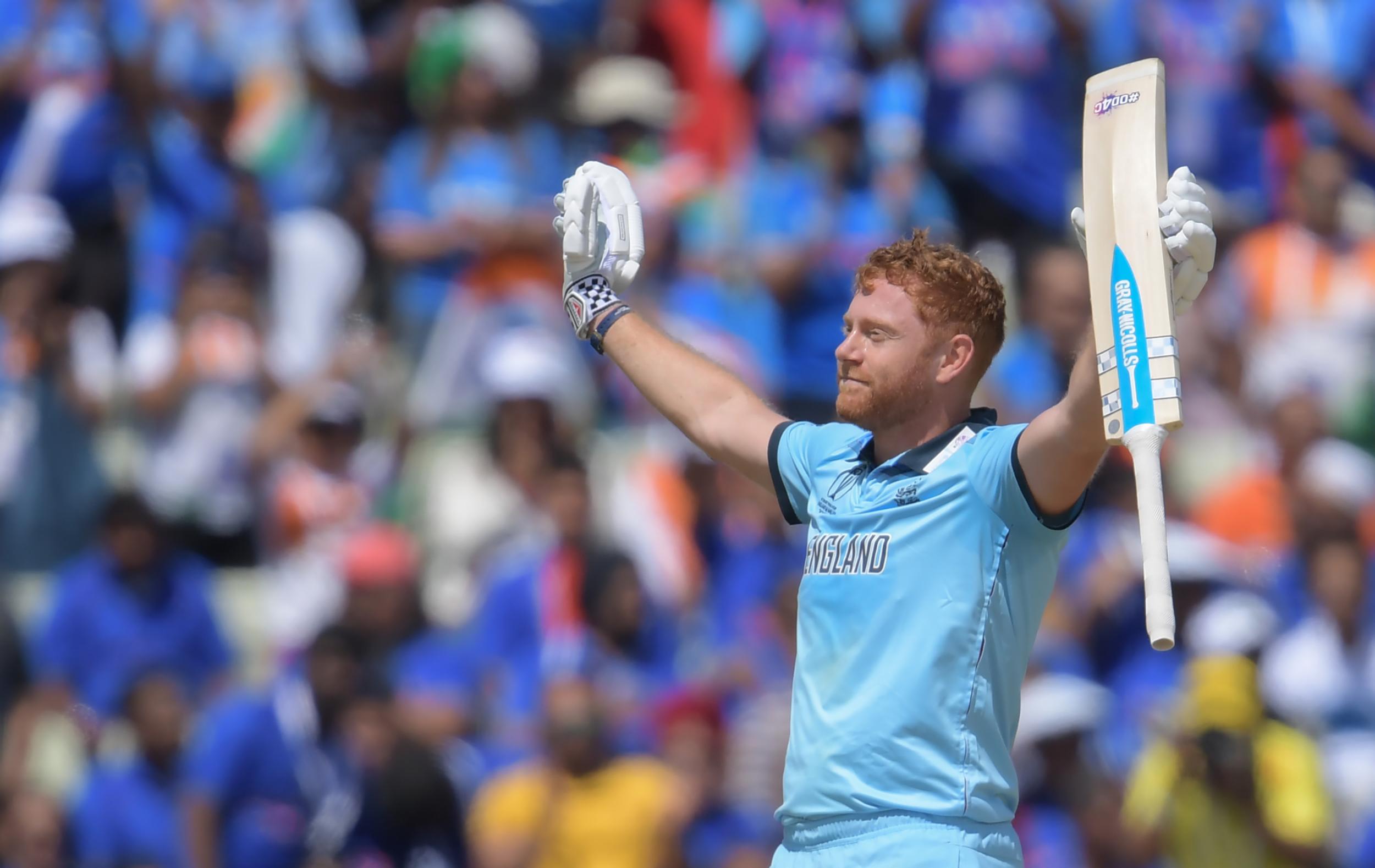 Bairstow celebrated a defiant century