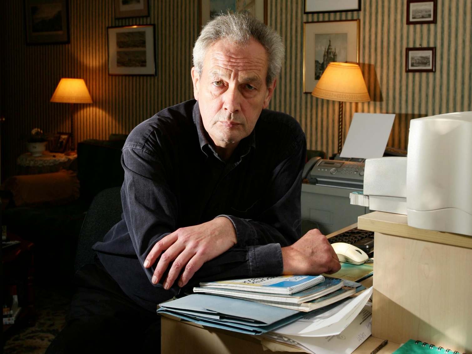 Stone, pictured in 2007, won the Wolfson Prize for History in 1976