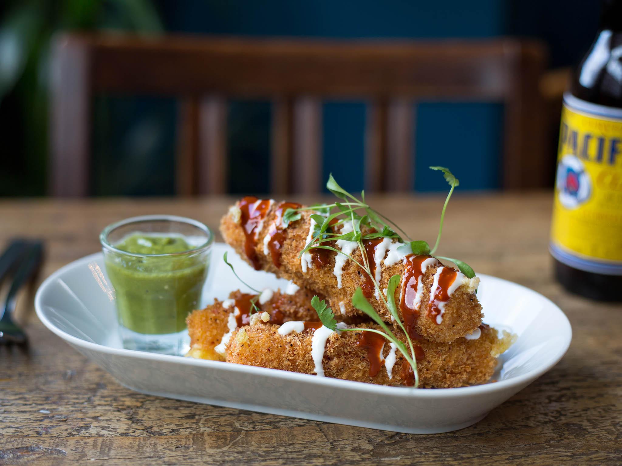 There's also deep fried cheeze – obviously dairy free