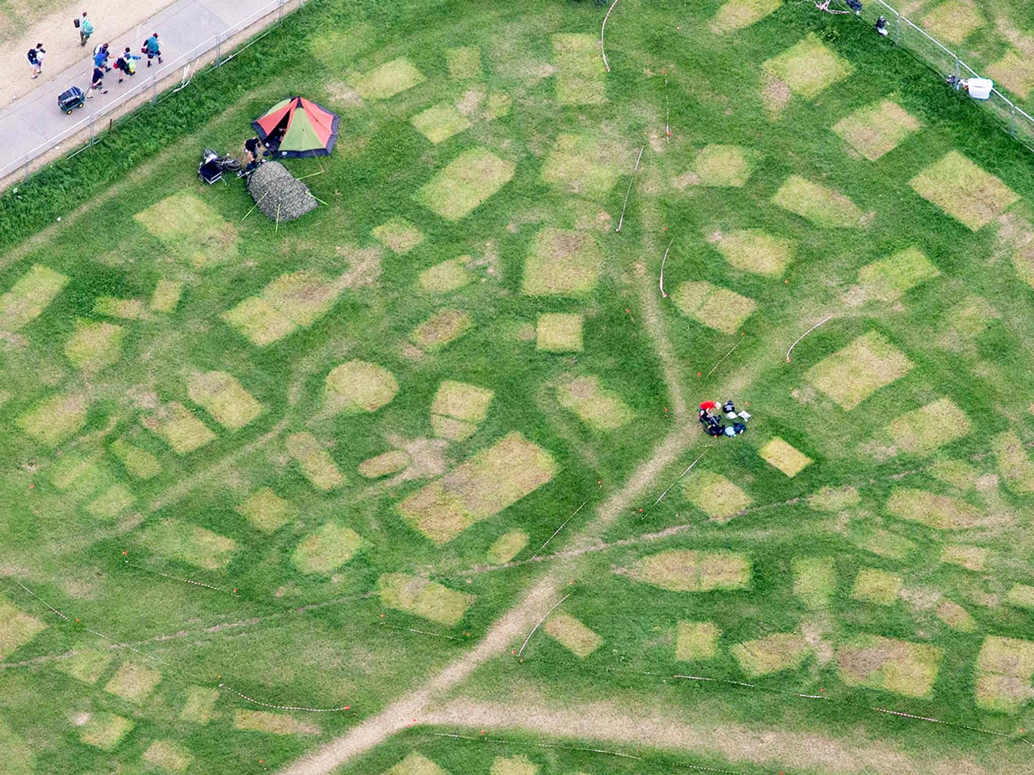 Glastonbury after the festival-goers have gone