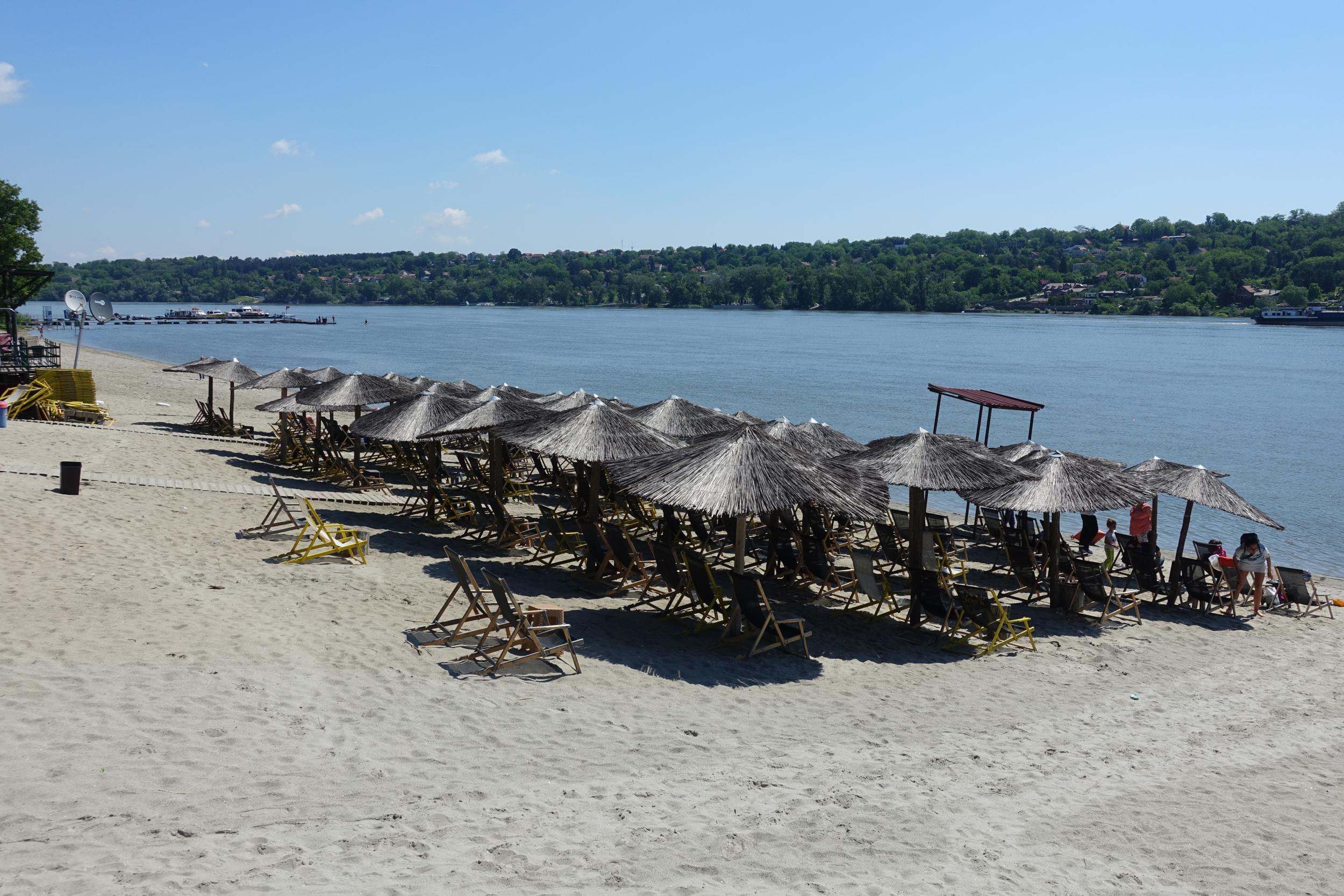 Visitors can walk, jog, or cycle to the sandy beaches of Štrand, which is just 2km from the city centre