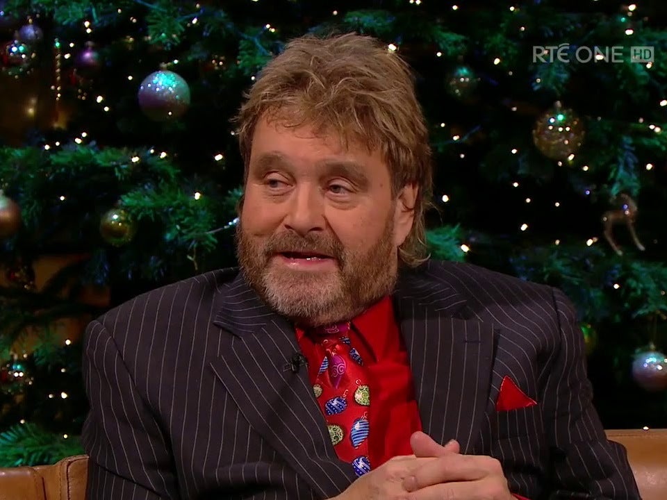 Brendan Grace appears on The Late Late Show in Ireland