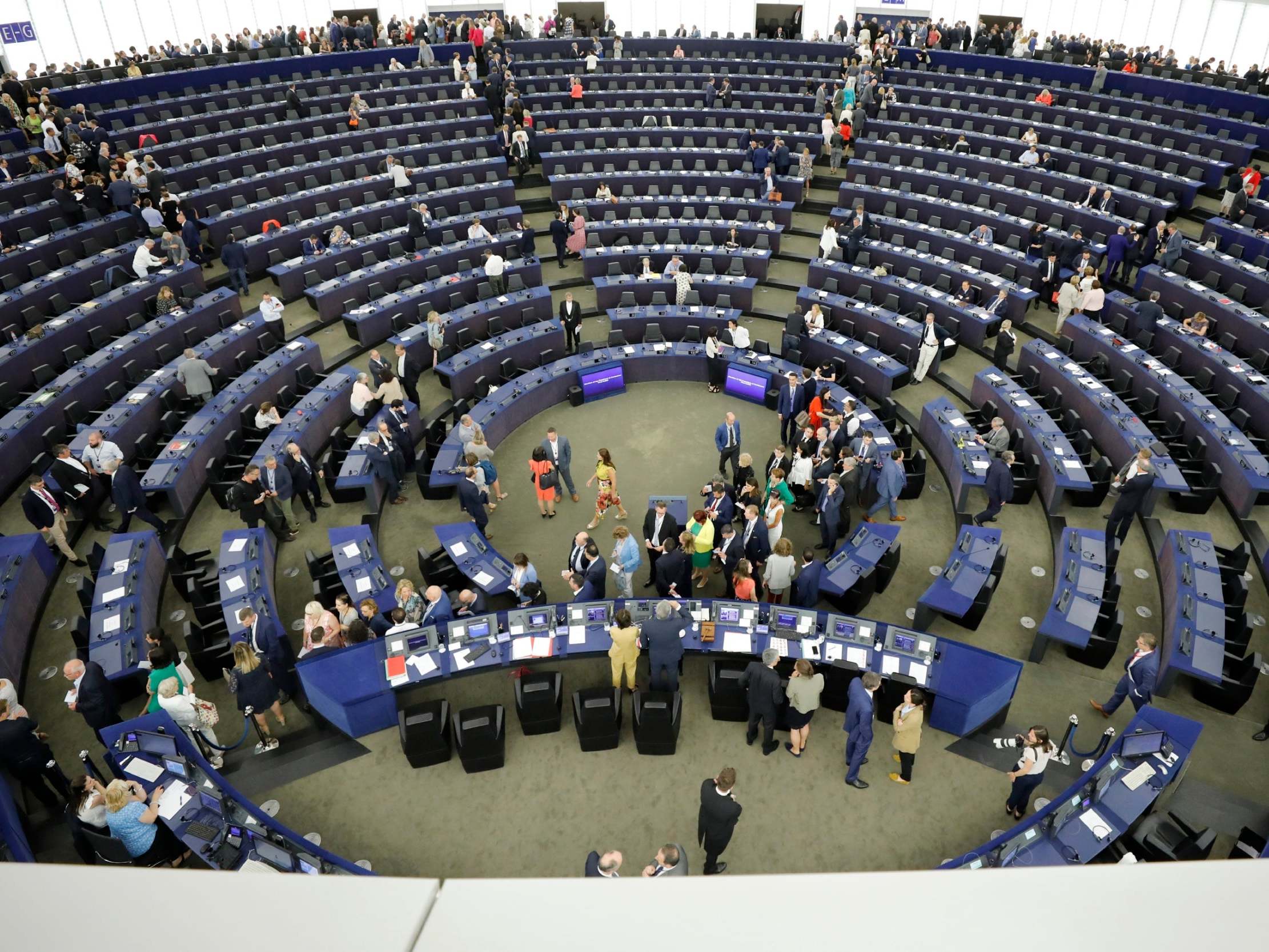 The European Parliament's seat in Strasbourg