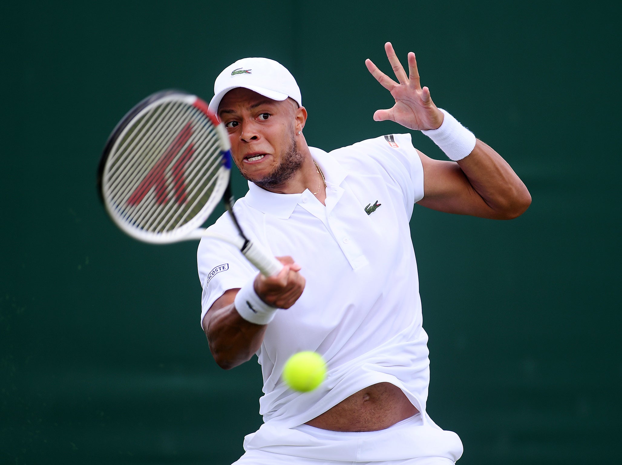 Jay Clarke lost on Centre Court today