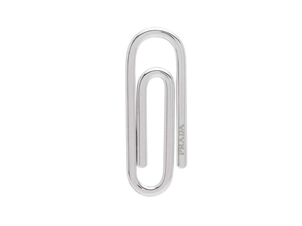 The Prada paperclip-shaped money holder