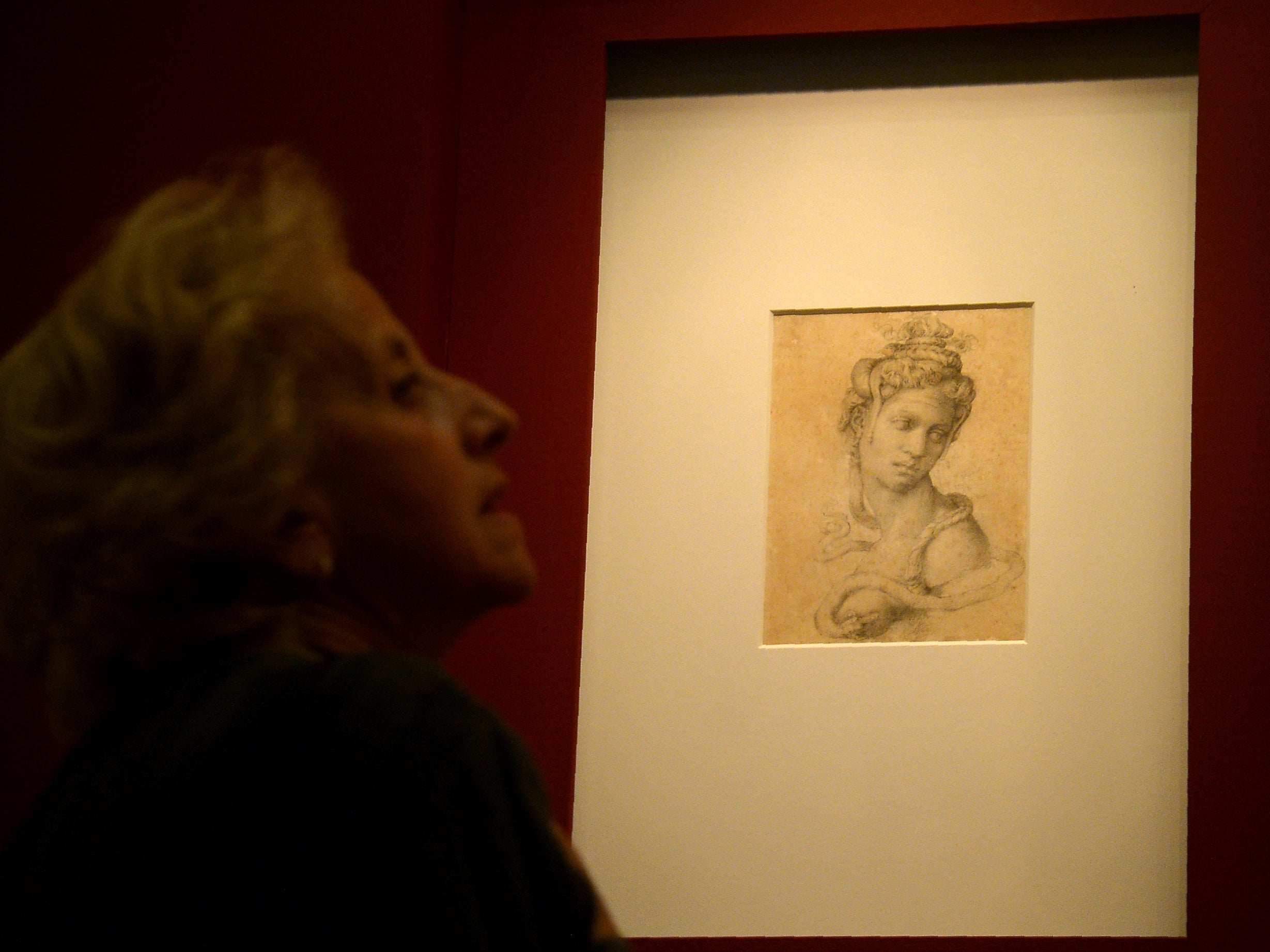 Michelangelo's drawing of Cleopatra is rumoured to be modelled on his lover, Tommaso de Cavalieri