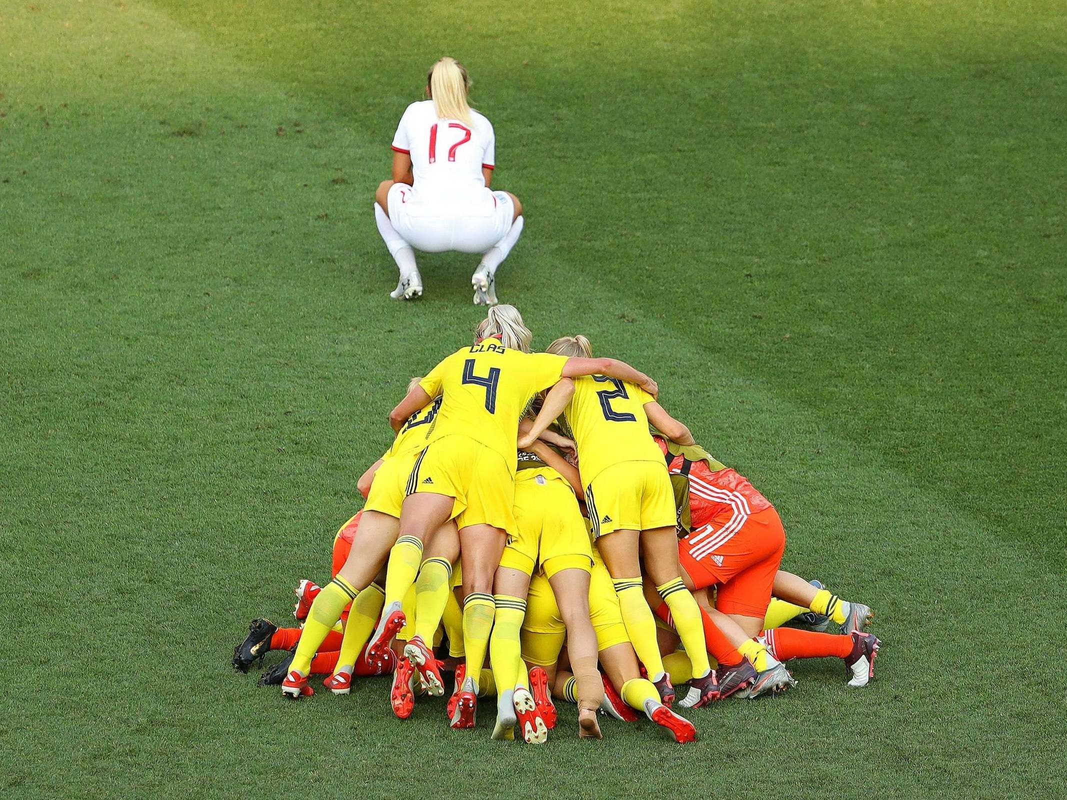 England had their chances but Sweden prevailed (Getty Images)