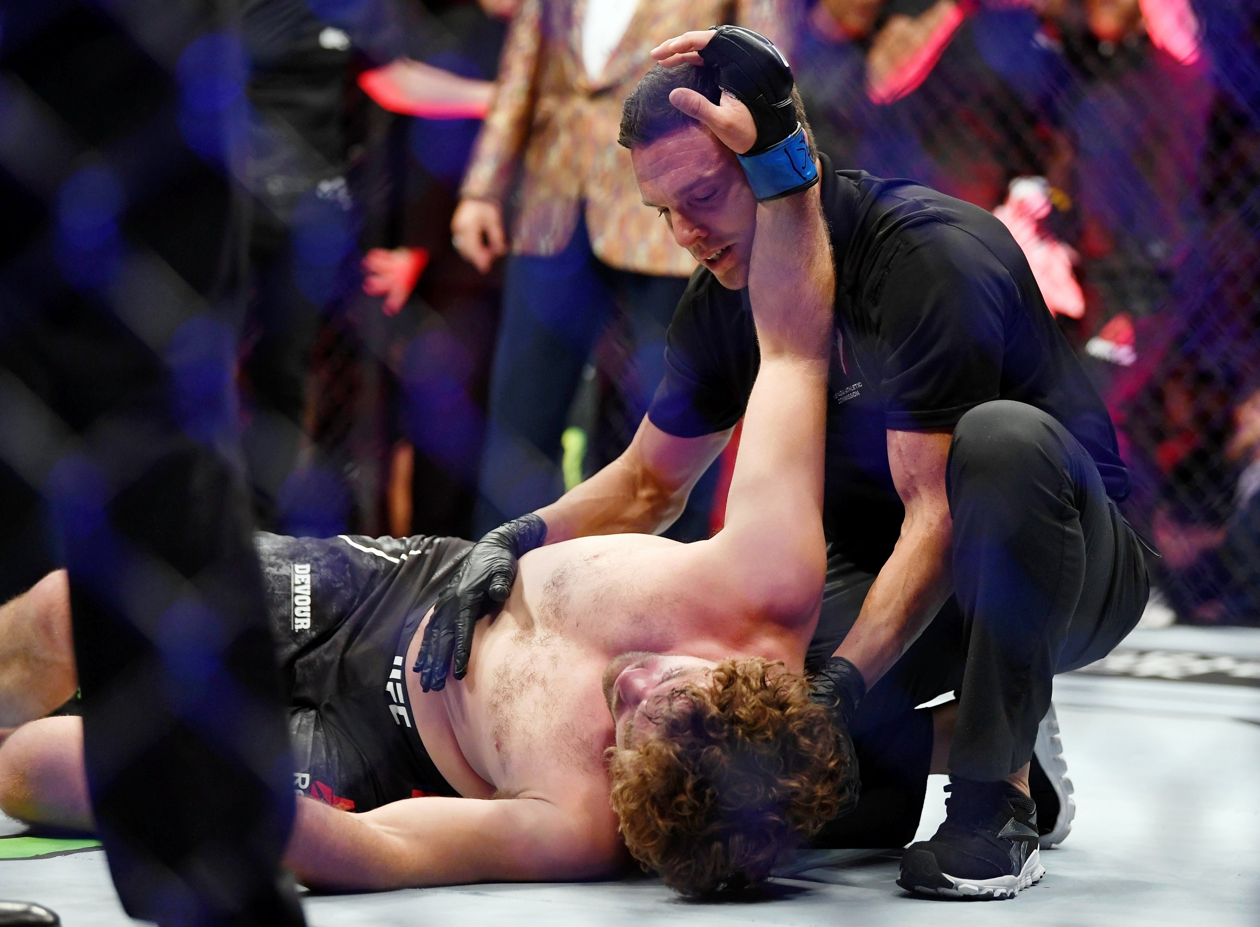 Askren was left unconscious after just five seconds