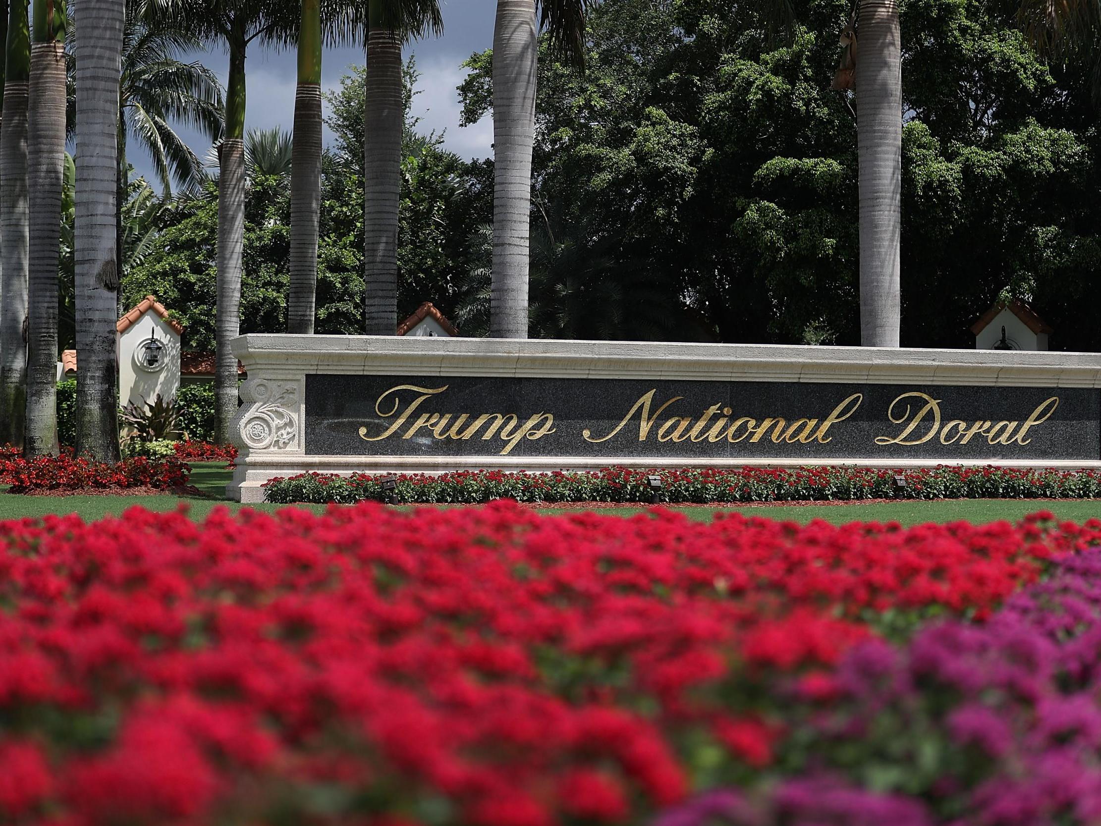 Trump's flagship Doral resort has been home to many a golf tournament over the decades, and now a strip club can be added to the collection