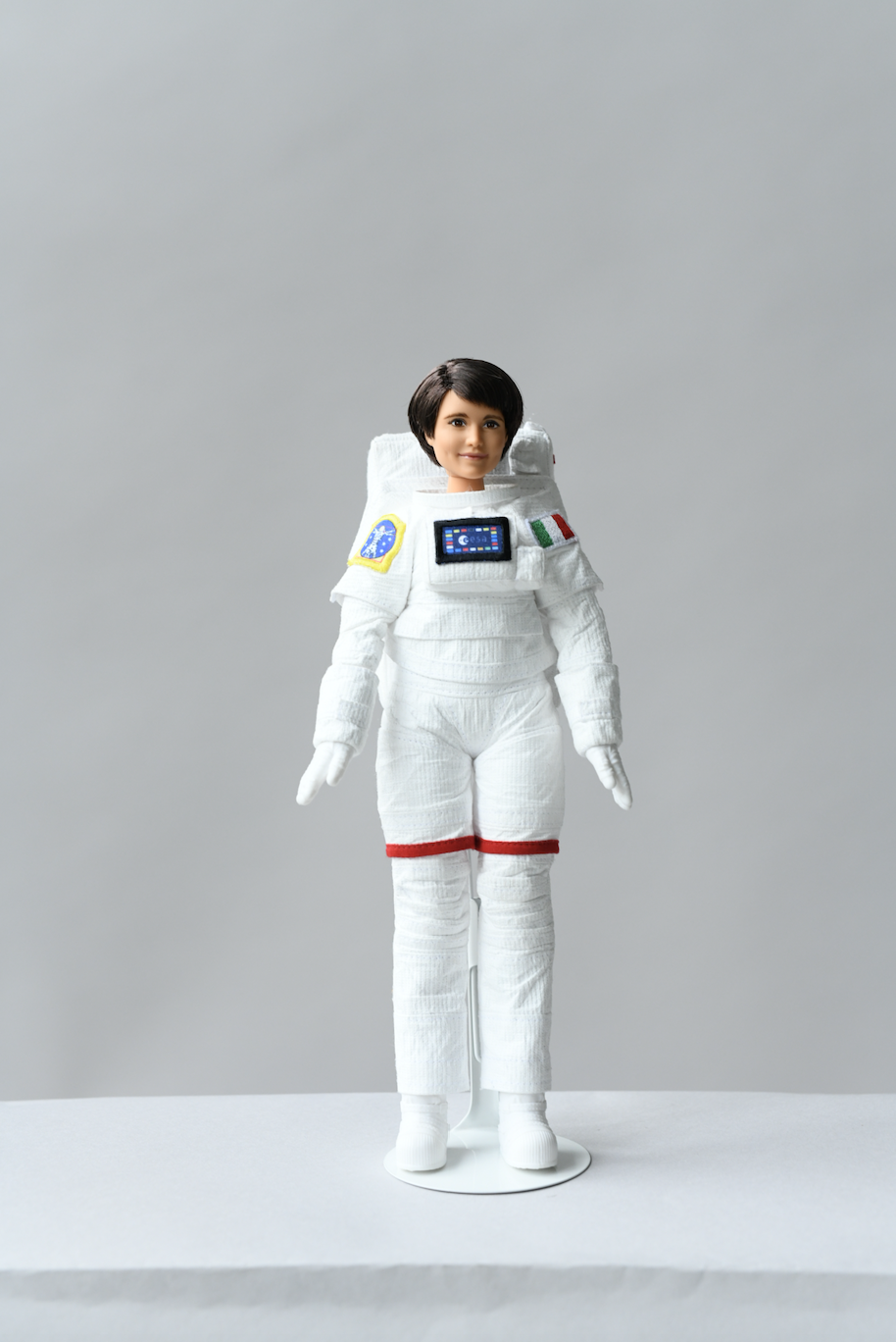 Cristoforetti's doll comes with two looks, including a spacewalking suit (Barbie)