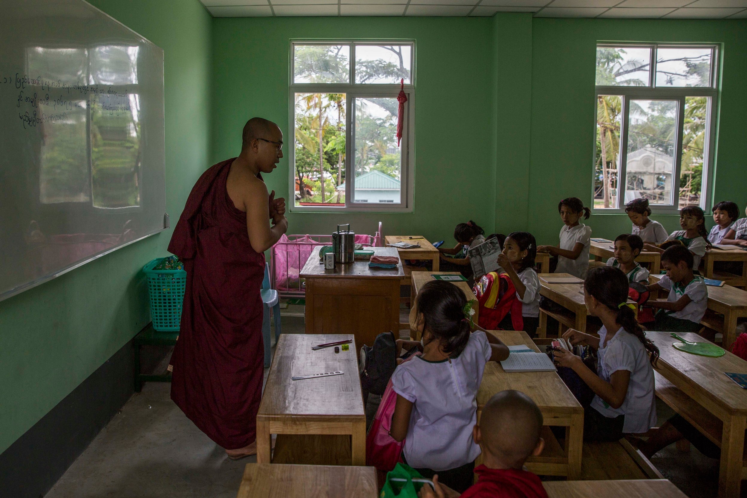 The Alaikyanug Monatery Education Centre in Yangon, set up during the rise of extremist group Ma Ba Tha