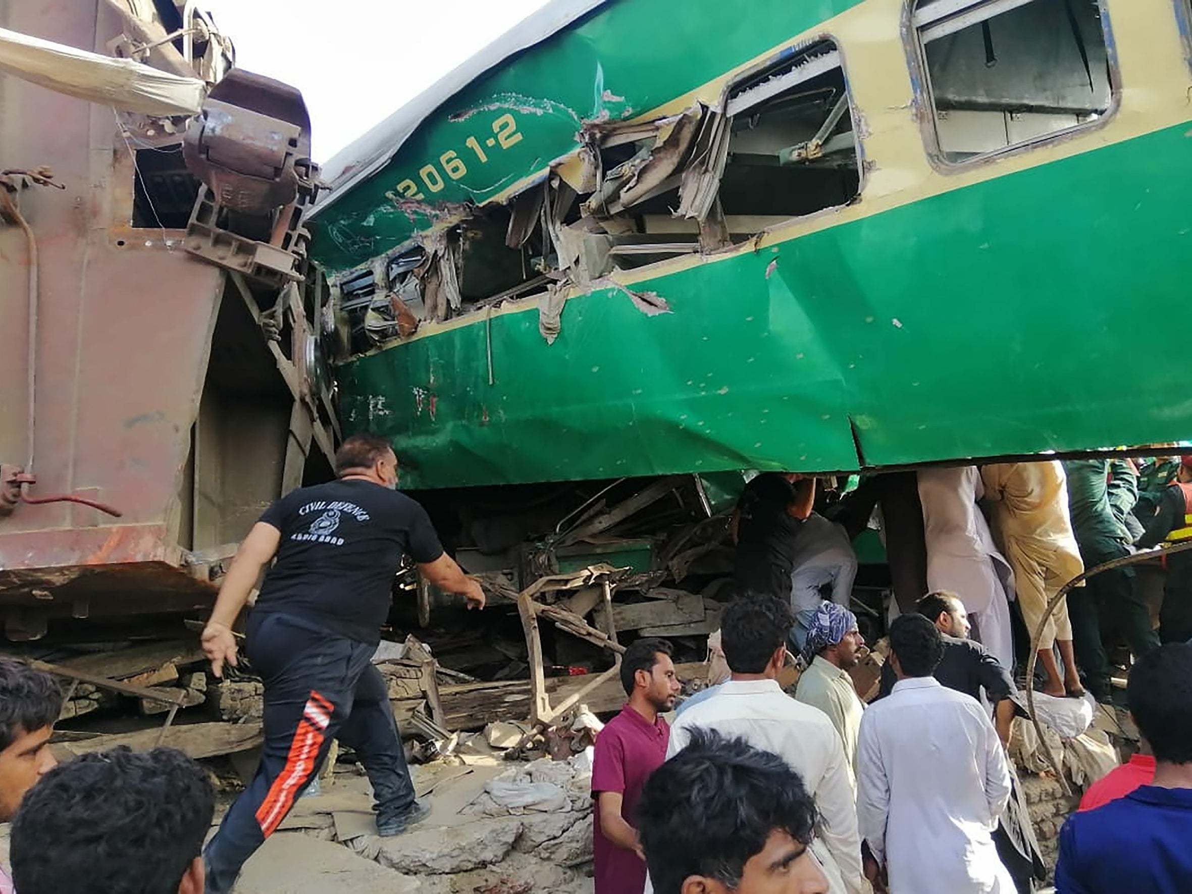 Imran Khan has blamed 'decades of neglect' of Pakistan's colonial-era rail network for the crash on Thursday