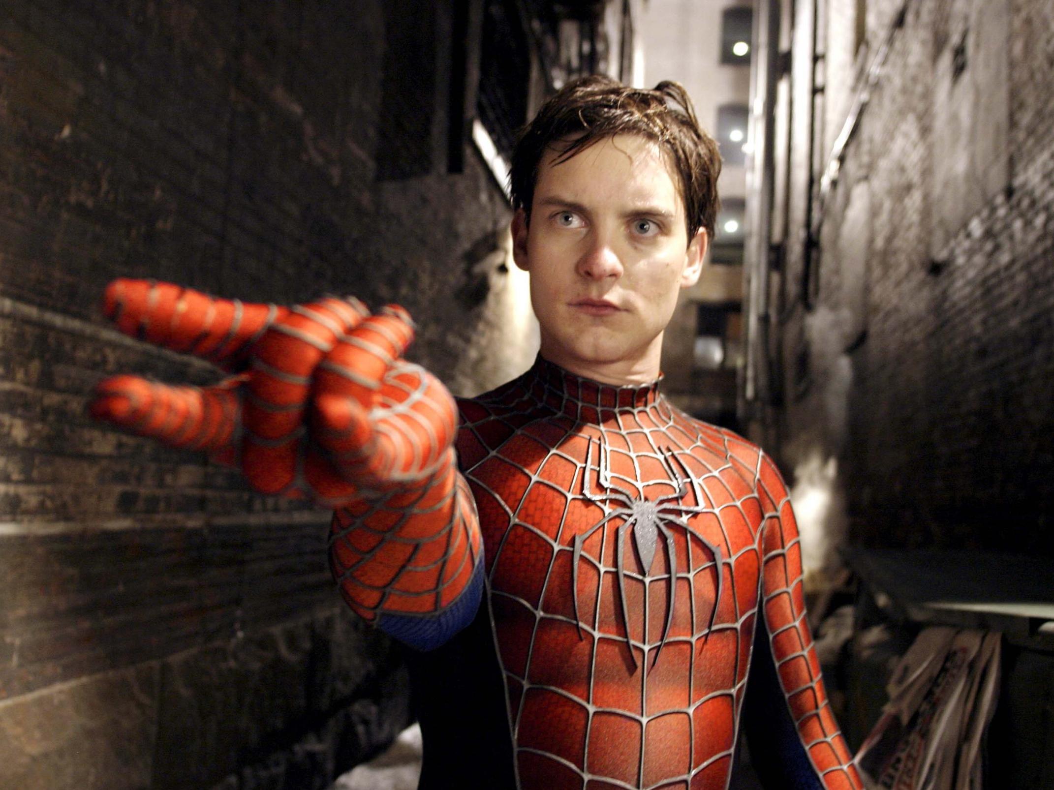 Tobey Maguire as Peter Parker in Sam Raimi’s ‘Spider-Man 2’