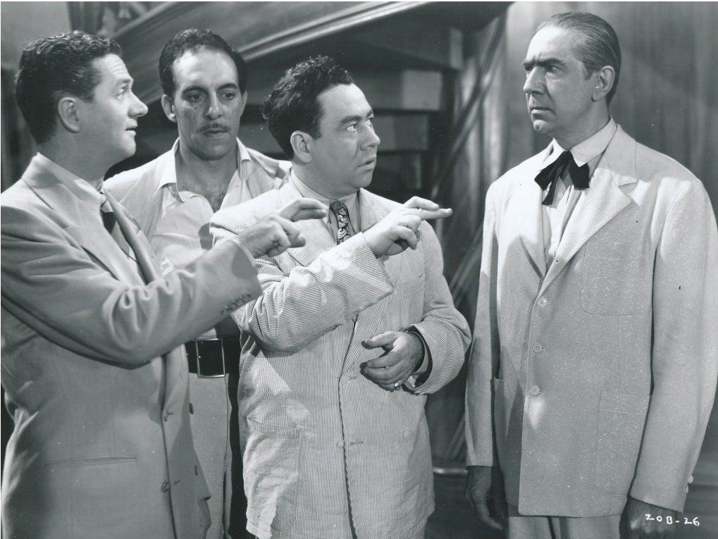 Bela Lugosi (right) in the tongue-and-cheek ‘Zombies on Broadway’