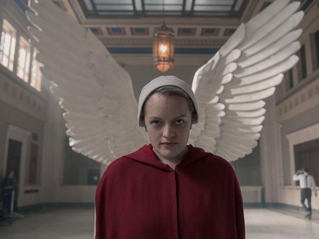 Elisabeth Moss in the Emmy Award-winning series ‘The Handmaid’s Tale