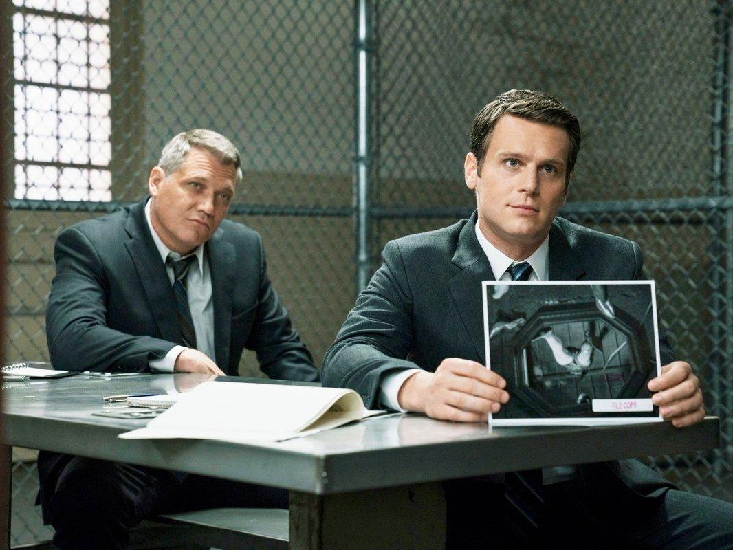 Holt McCallany and Jonathan Groff in ‘Mindhunter’