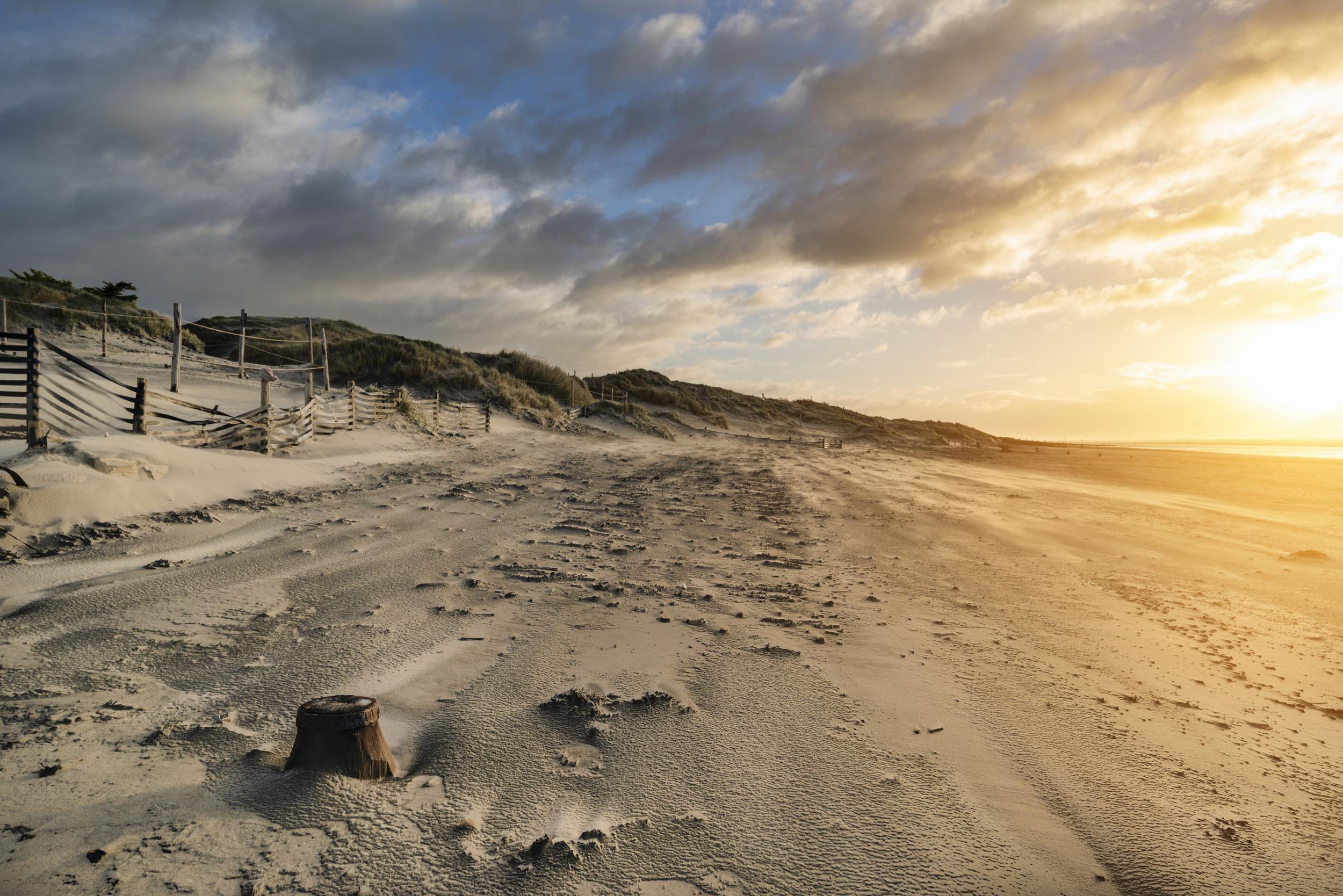 Selsey Coastguard Rescue Team rushed to the scene at West Wittering Beach