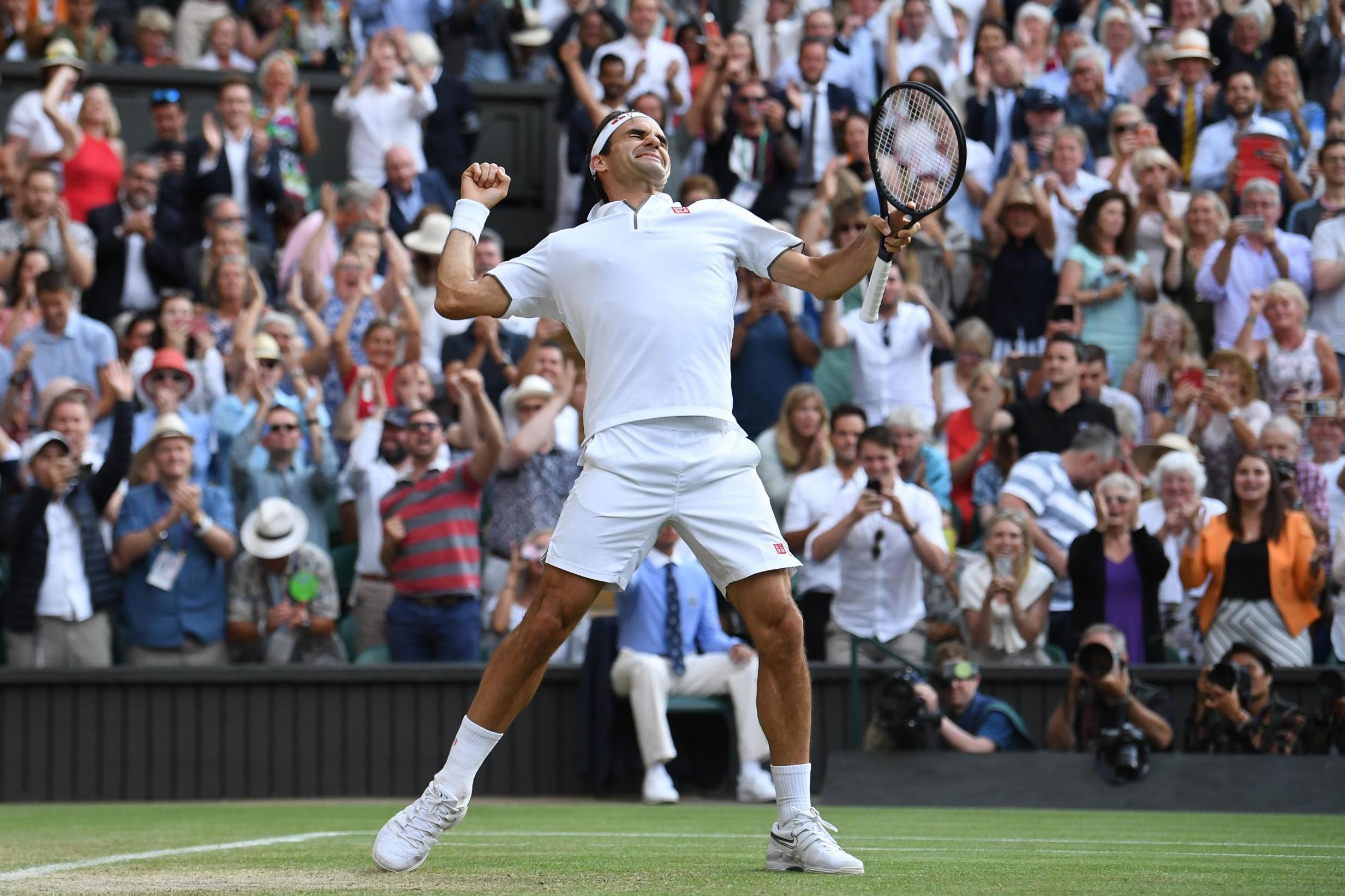 All the guests sitting in the Royal Box at Wimbledon today (Getty)