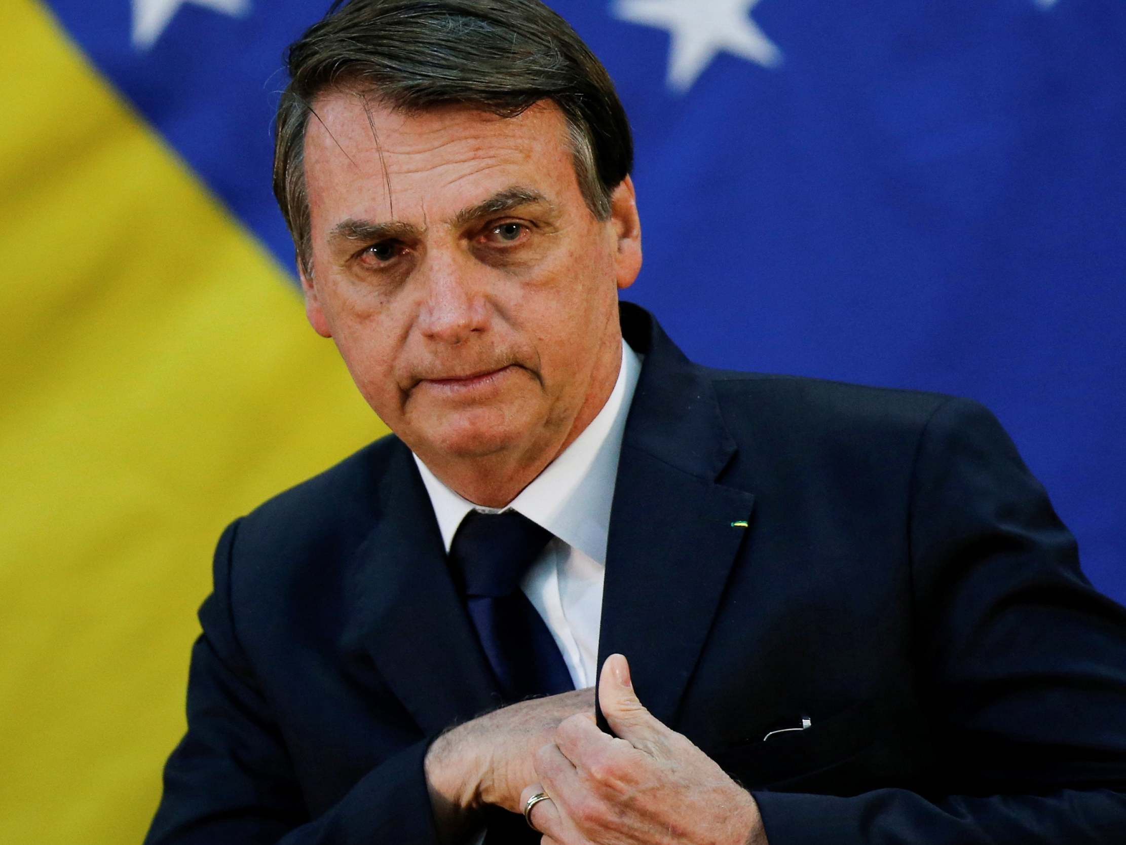 Brazil’s President Jair Bolsonaro (REUTERS)