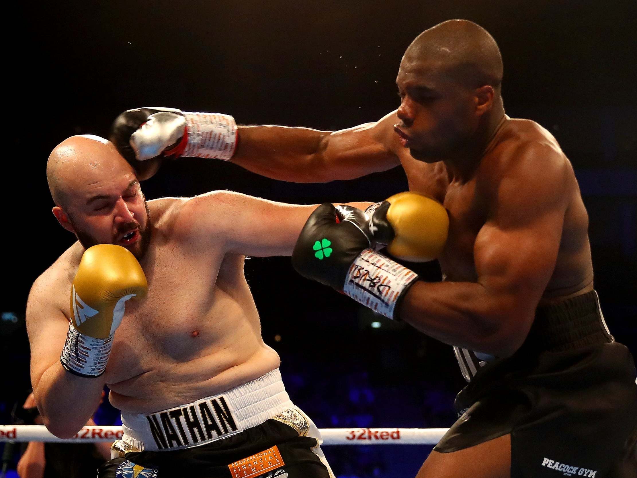 Nathan Gorman and Daniel Dubois go toe-to-toe