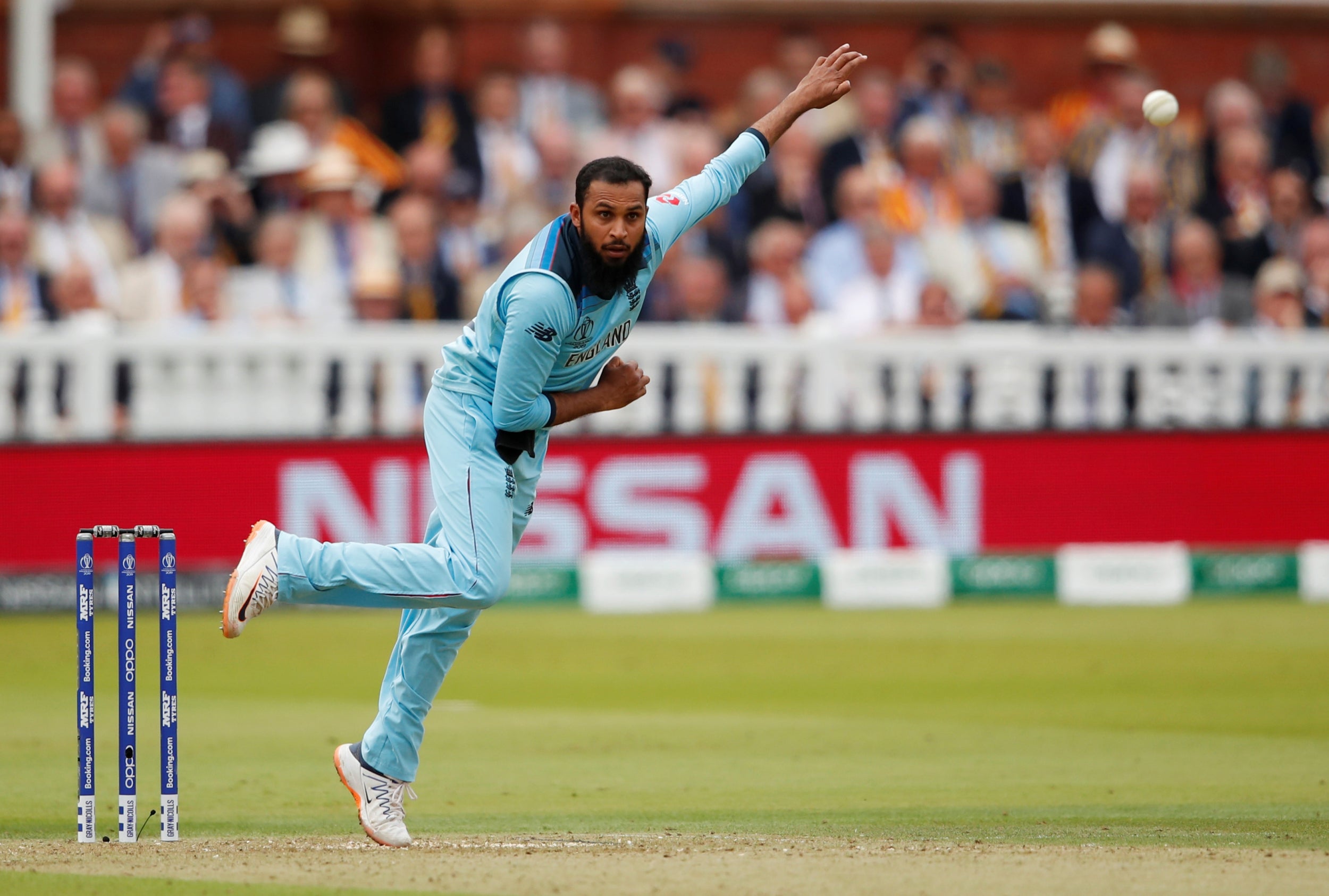 Rashid in action during the World Cup (Reuters)