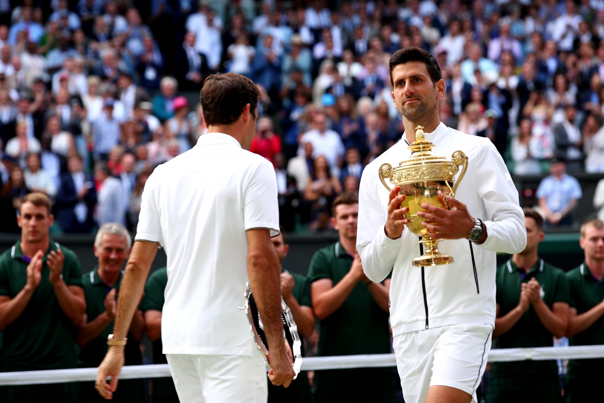 Djokovic won his fifth Wimbledon title