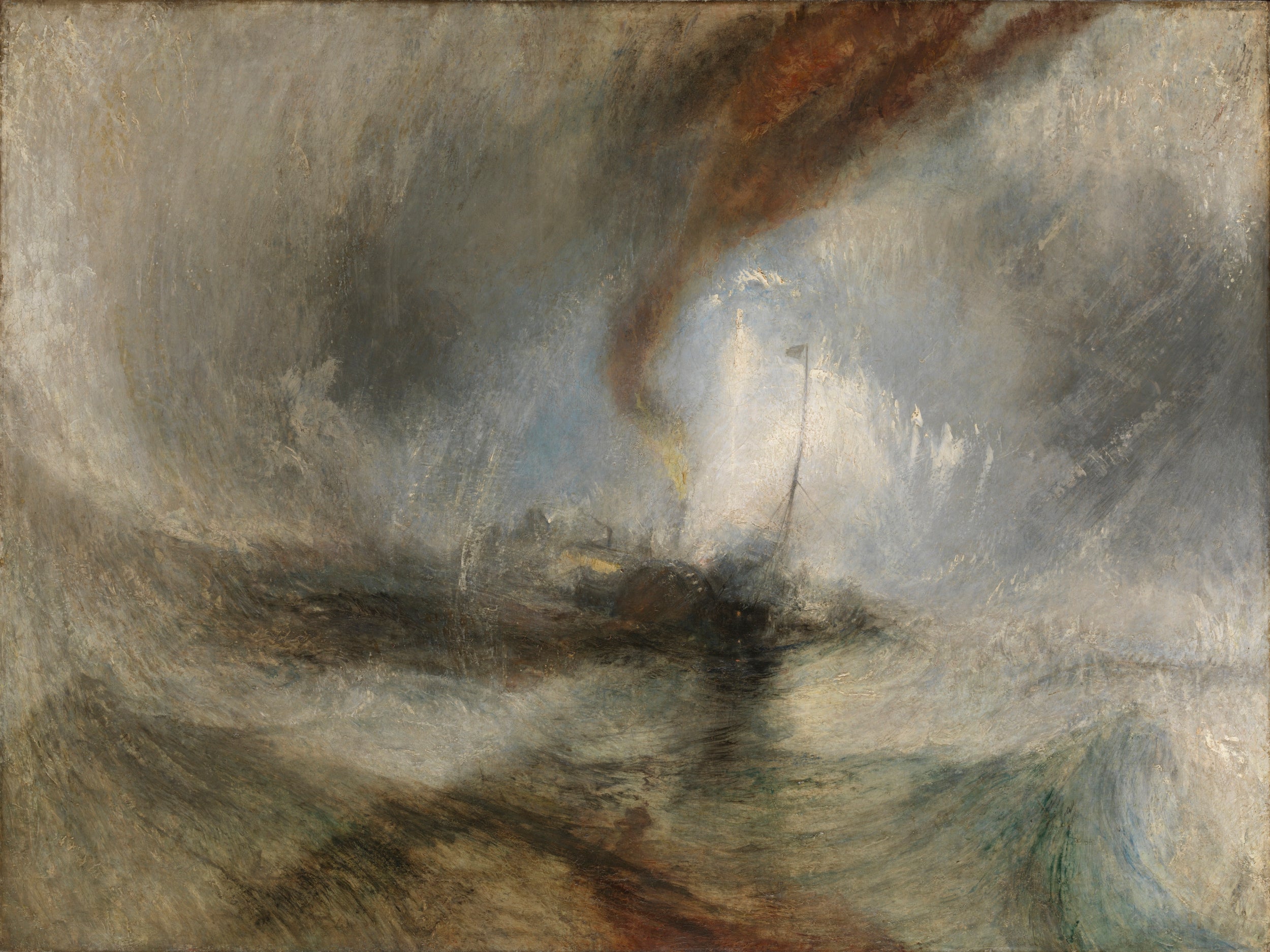 Turner’s ‘Snow Storm – Steam-Boat Off a Harbour’s Mouth’ (1842)