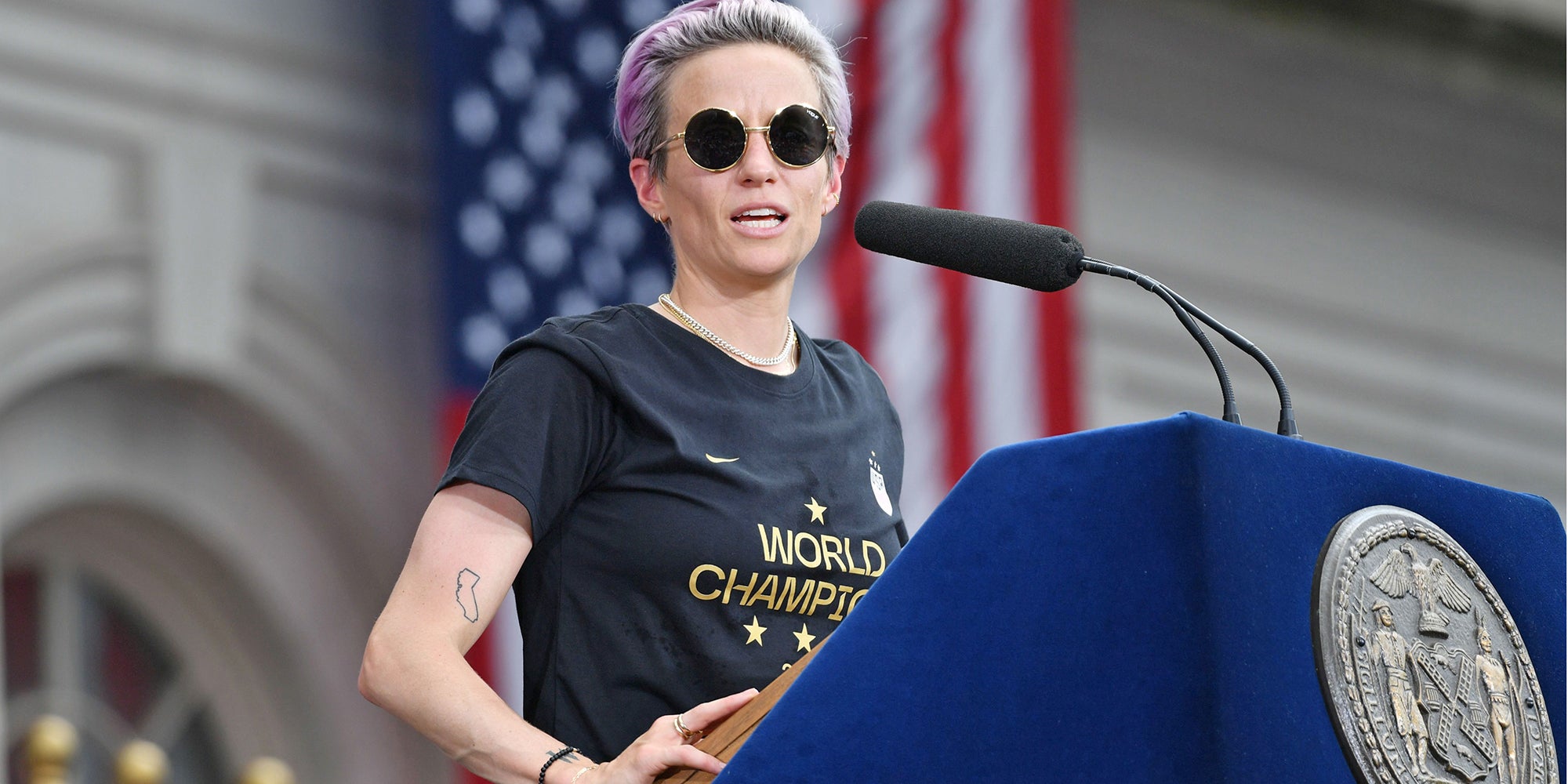 Rapinoe has used her status to speak out on social issues