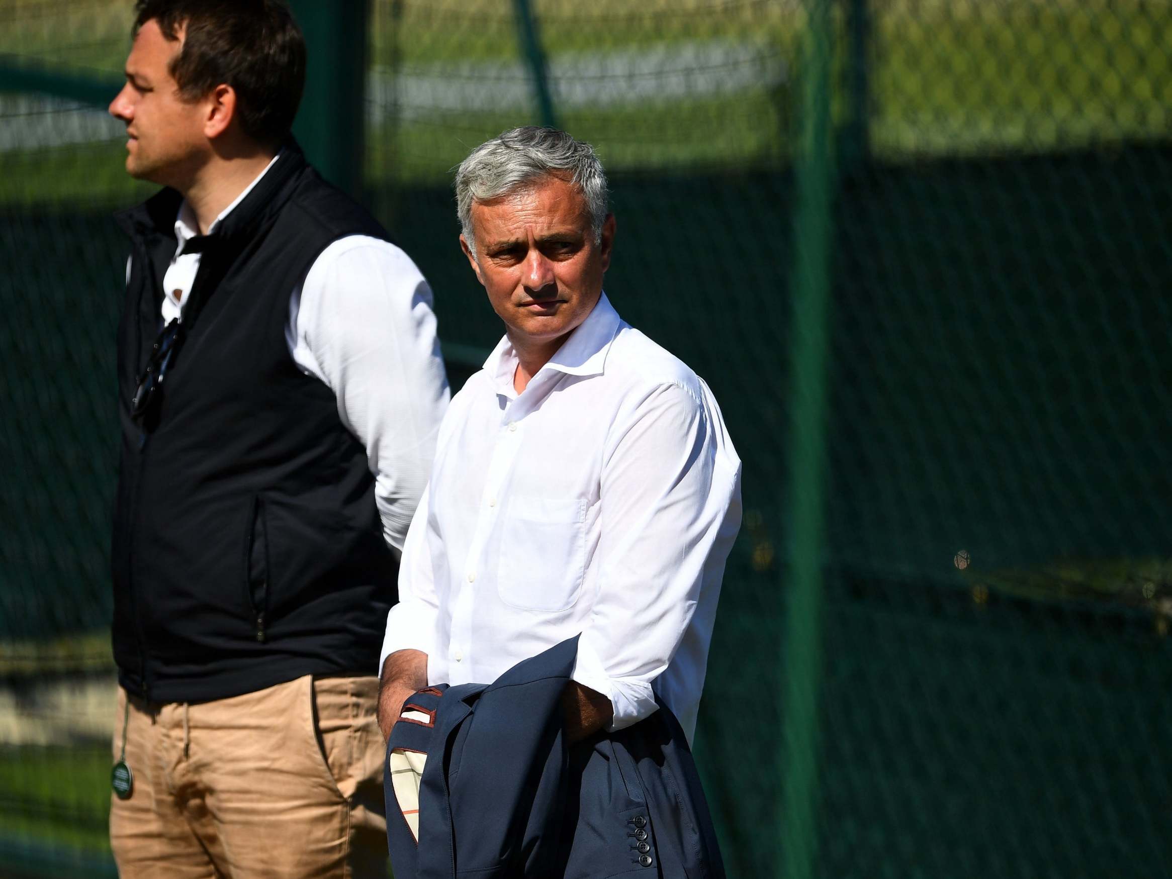 Mourinho attended Wimbledon and the British Grand Prix this week