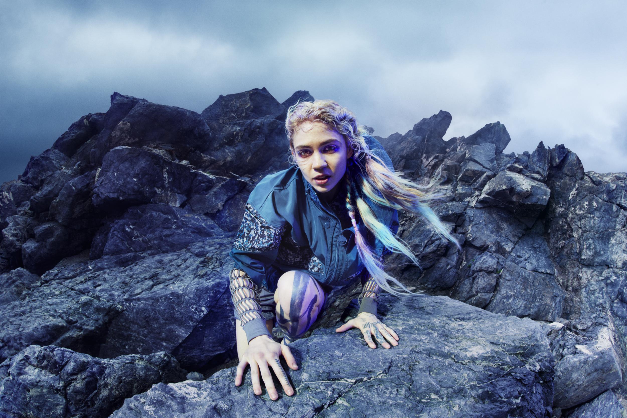 Grimes stars as the face of new adidas x Stella McCartney campaign