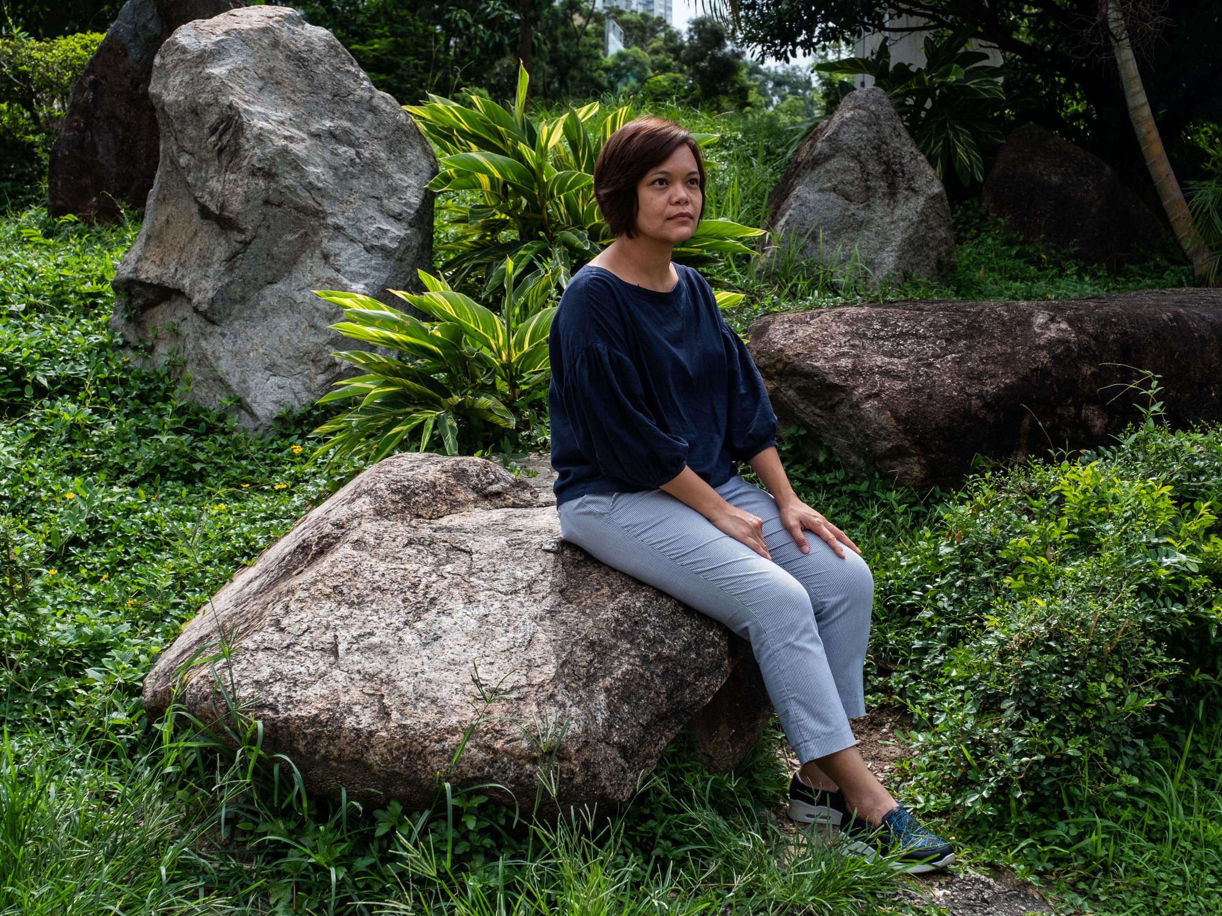 Gloria Kwong helped organise the mothers’ rallies in Hong Kong