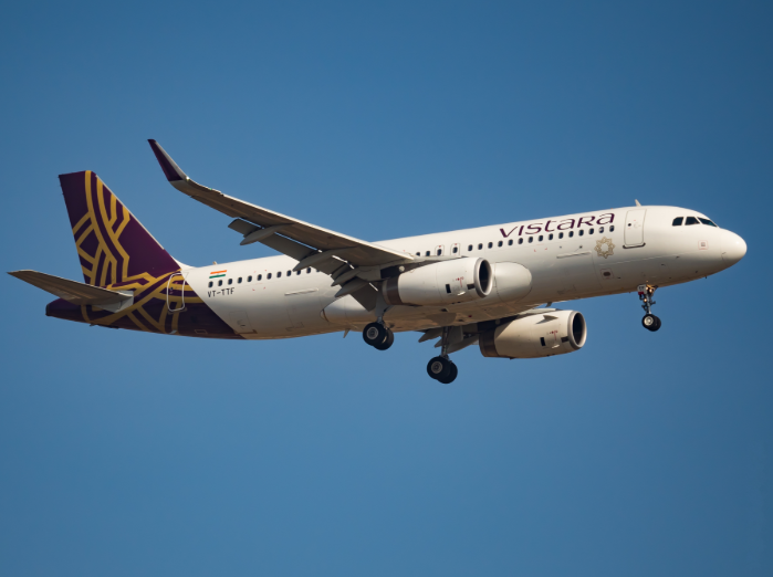 The outbreak was traced to a Vistara flight