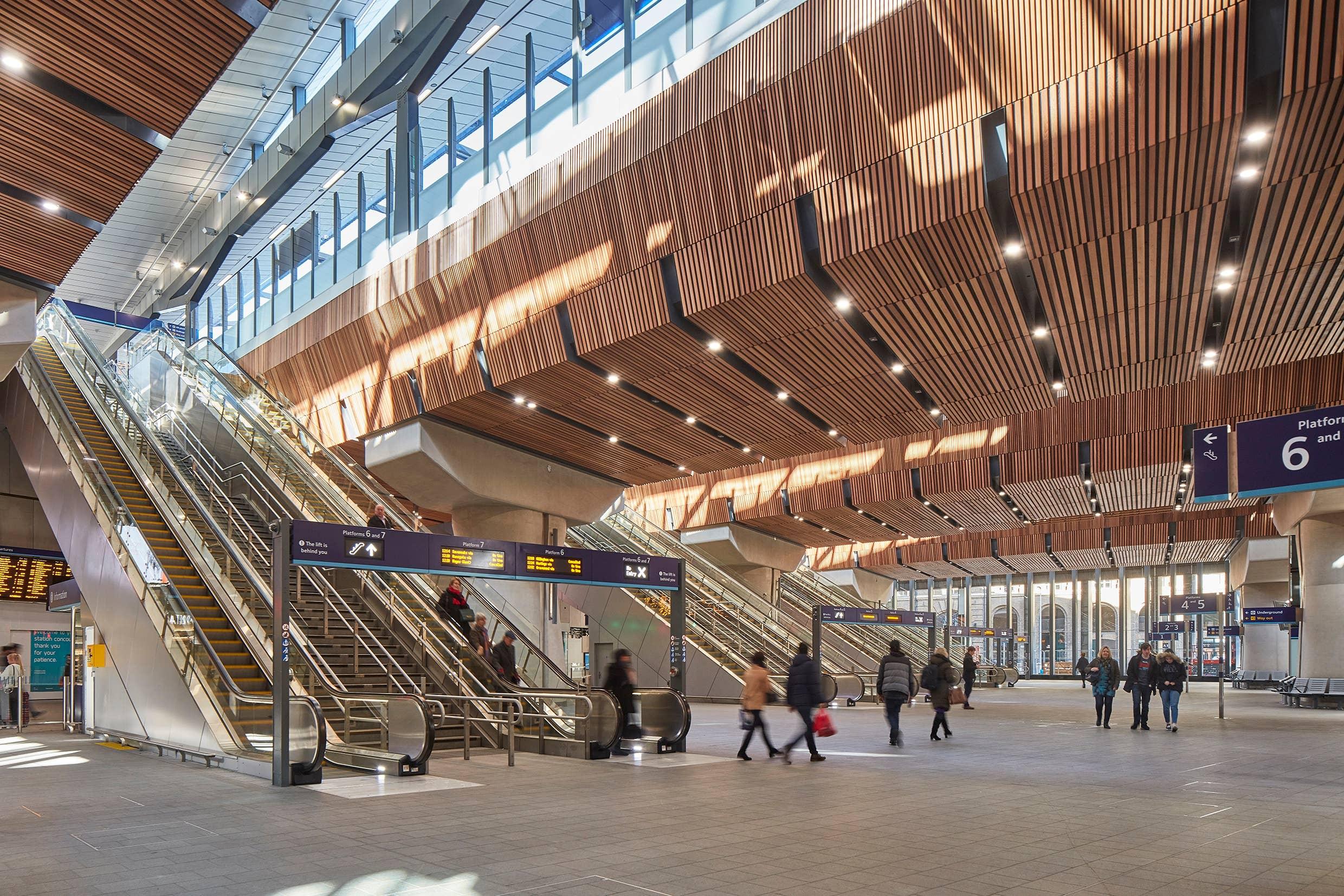 The incident took place in London Bridge station (file image)