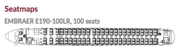 Two by two: the seating configuration of the chartered aircraft