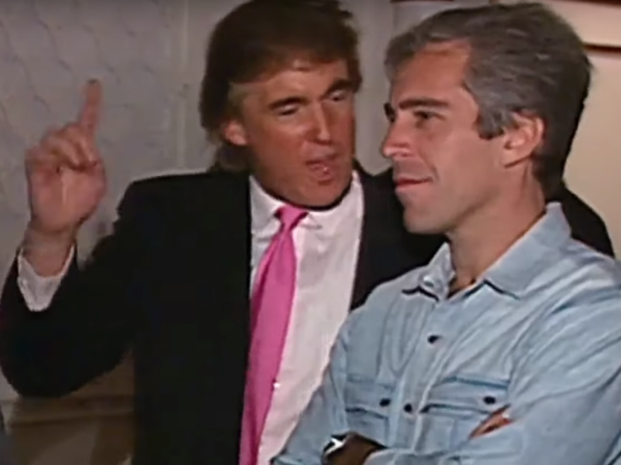 Behind the scenes of Donald Trump’s party with Jeffrey Epstein, from whom president now seeks to distance himself