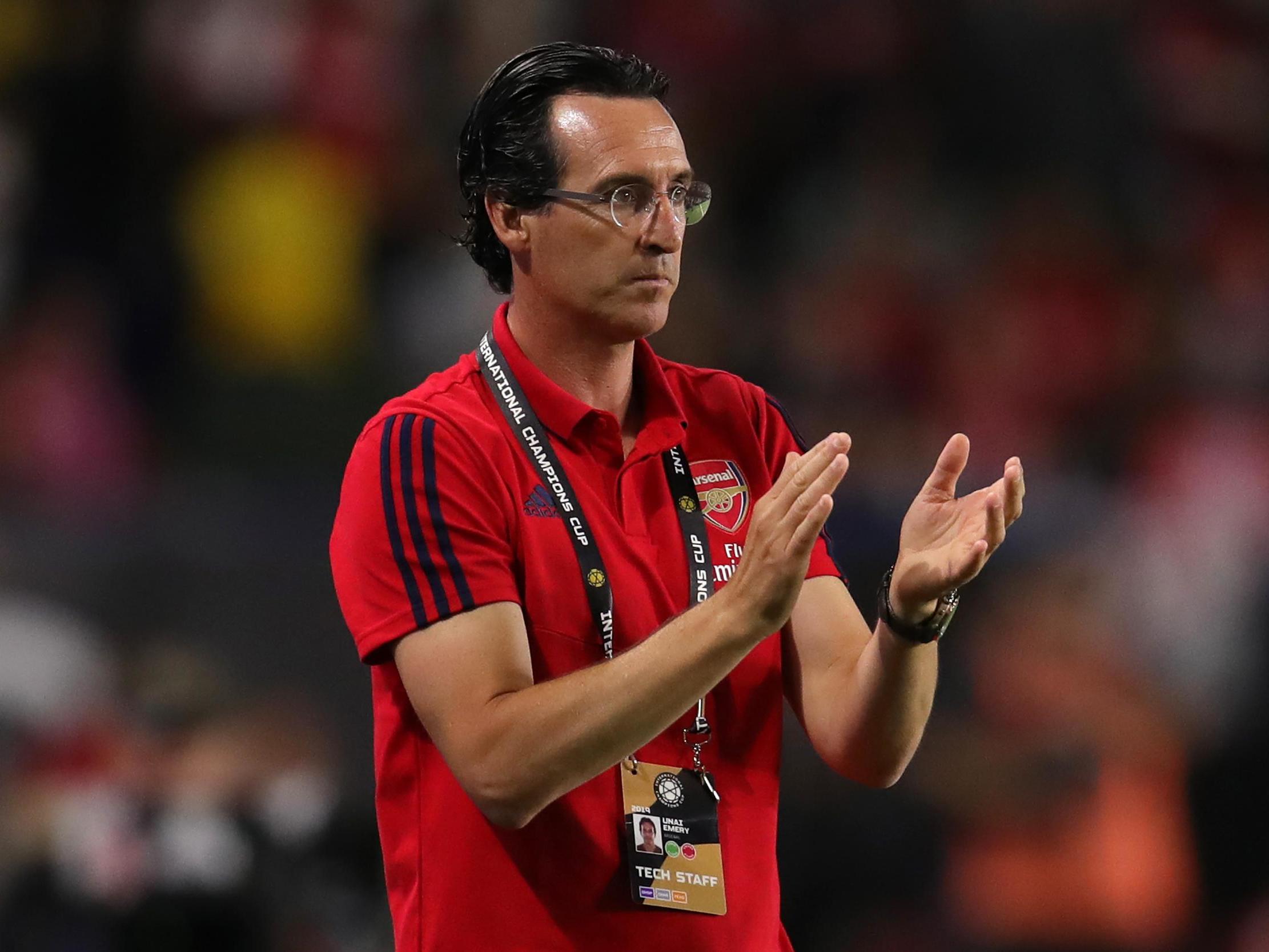 Unai Emery was impressed with the Arsenal youngsters in the win against Bayern Munich