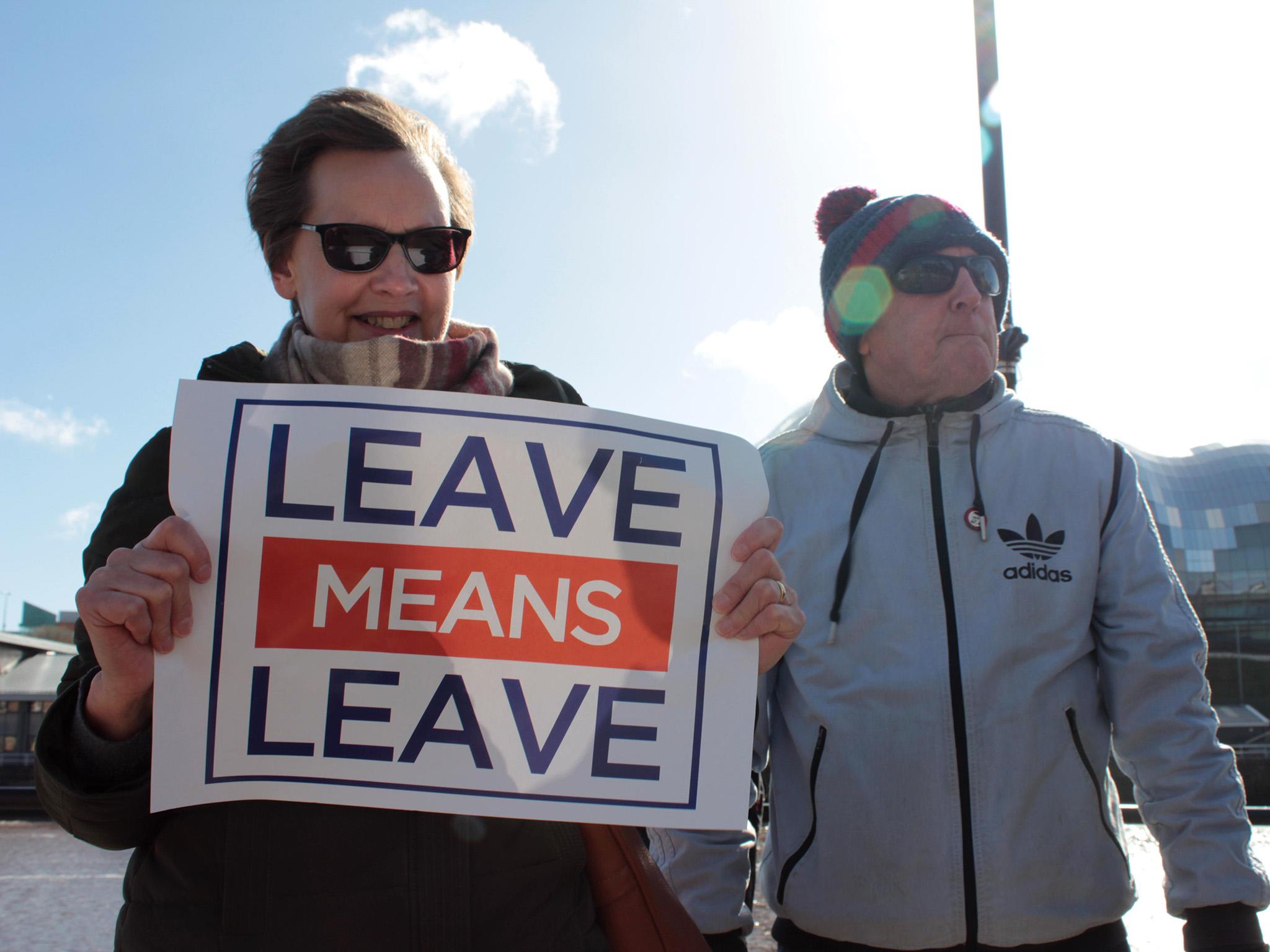 Pro-Brexit fishers in Newcastle in March: the desire for self-determination is a universal political instinct (Alamy)