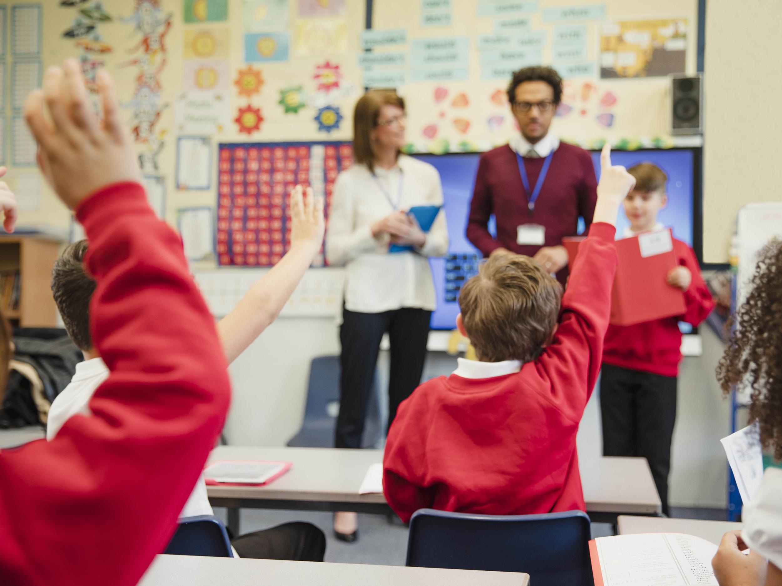 Teachers at schools with lower Ofsted ratings have to report more frequently on pupil attainment (File photo)