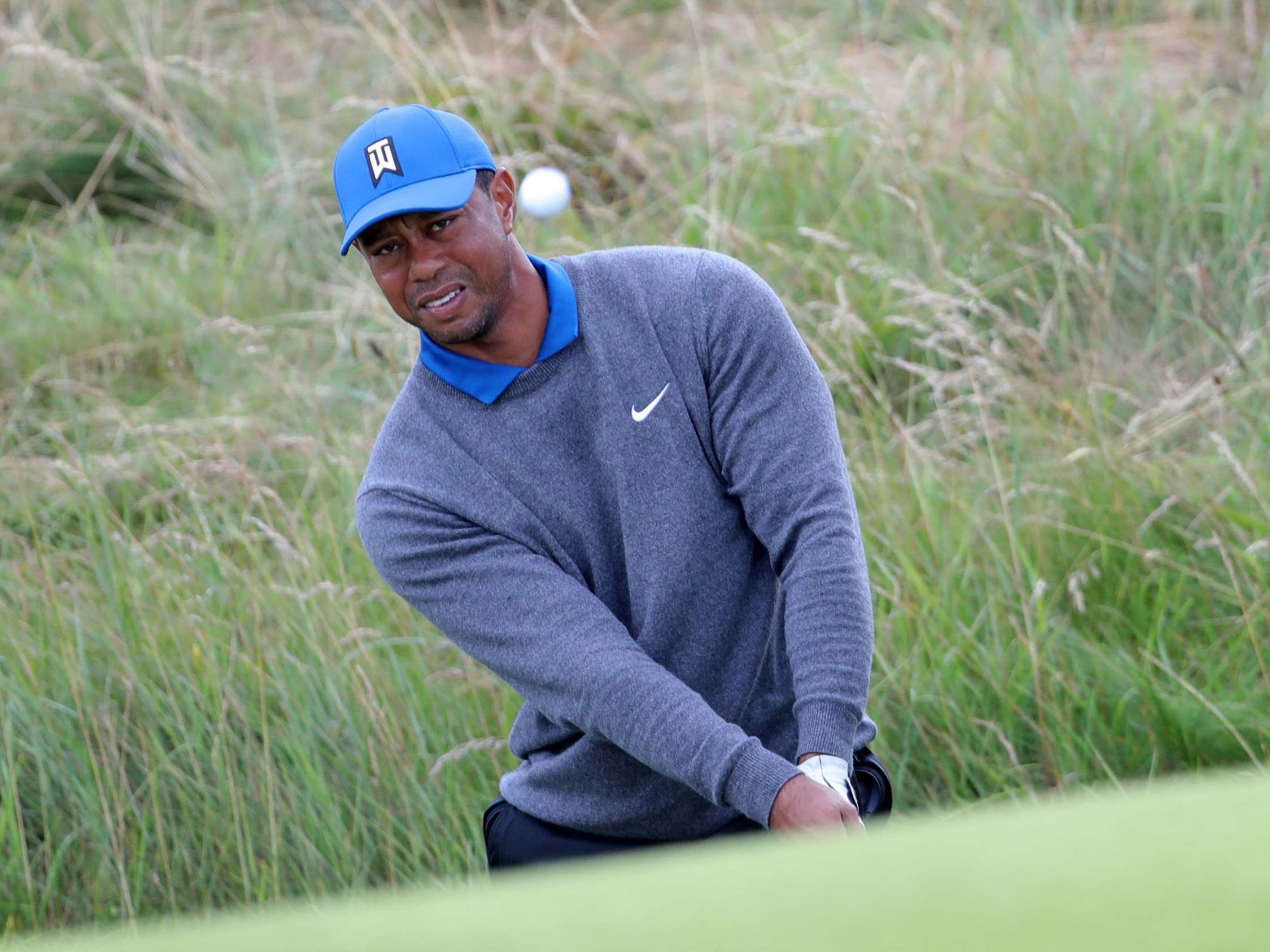 Tiger Woods made a poor start to The Open