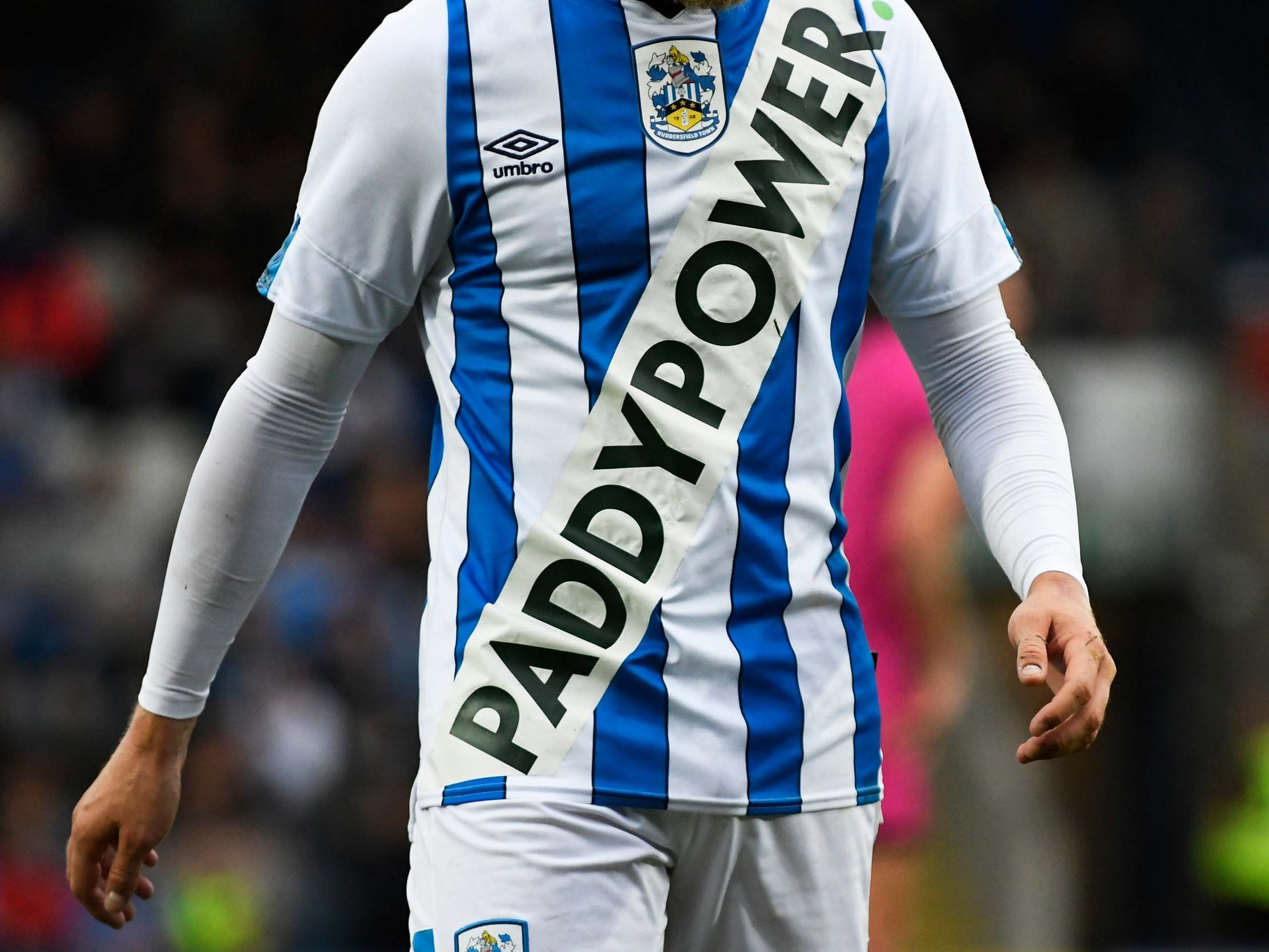 Huddersfield wore the prank kit in a friendly vs Rochdale