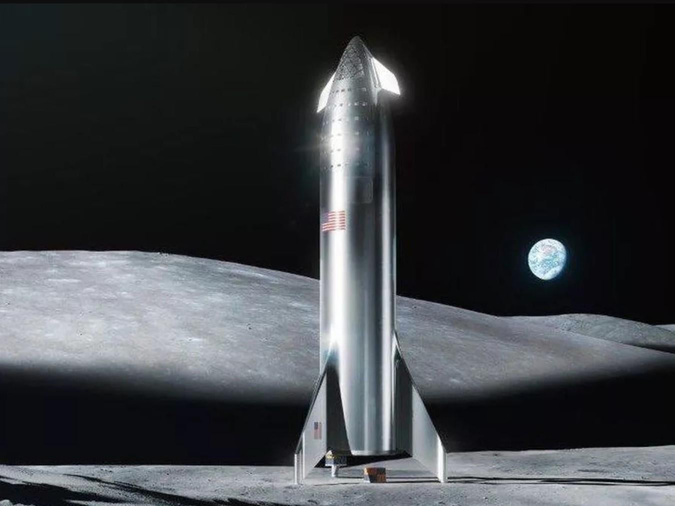 La nave espacial Starship construida por SpaceX podría aterrizar en la luna en 2021, afirma Elon Musk