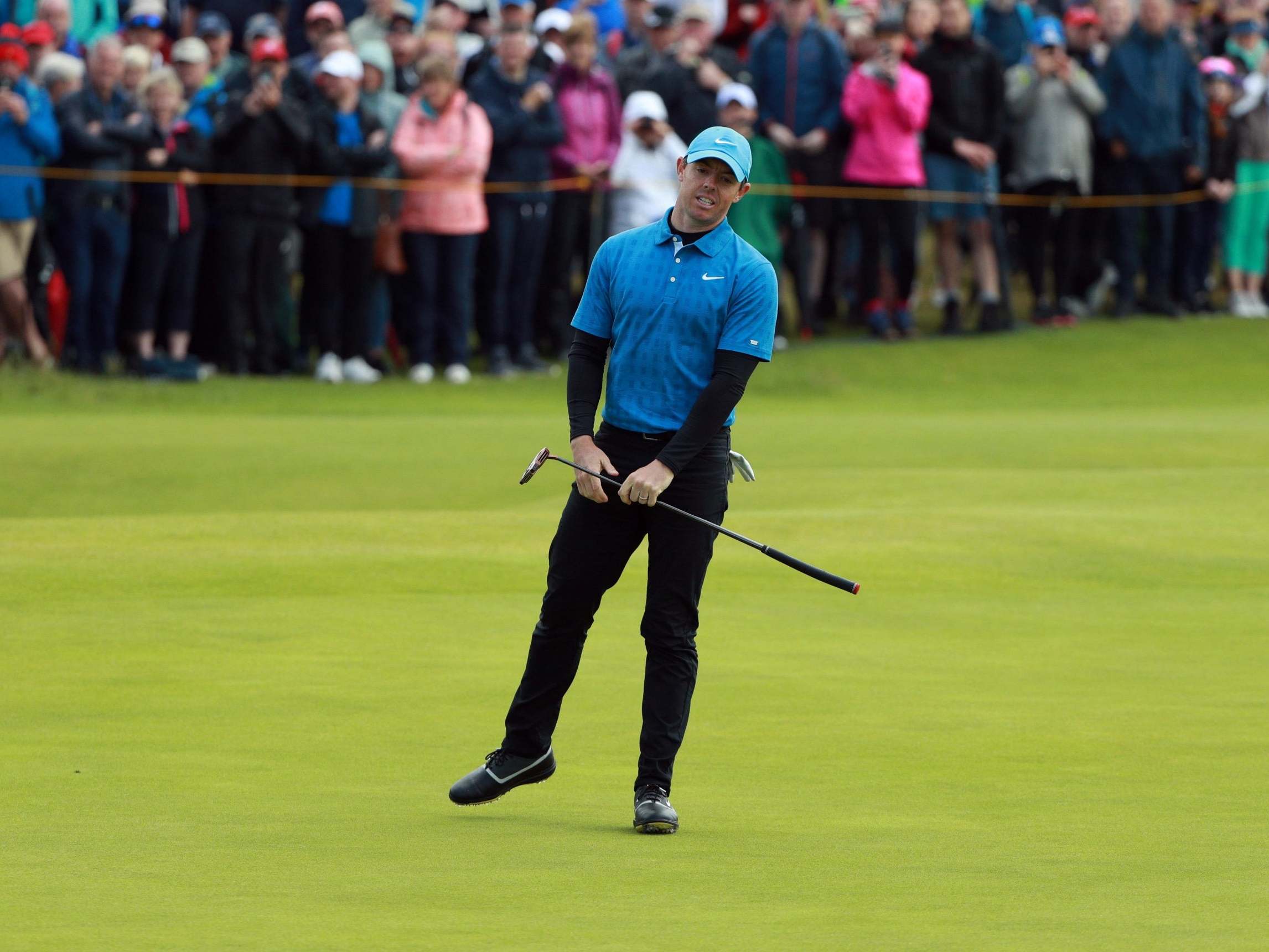 Rory McIlroy is out of the running after a nightmare first round at The Open