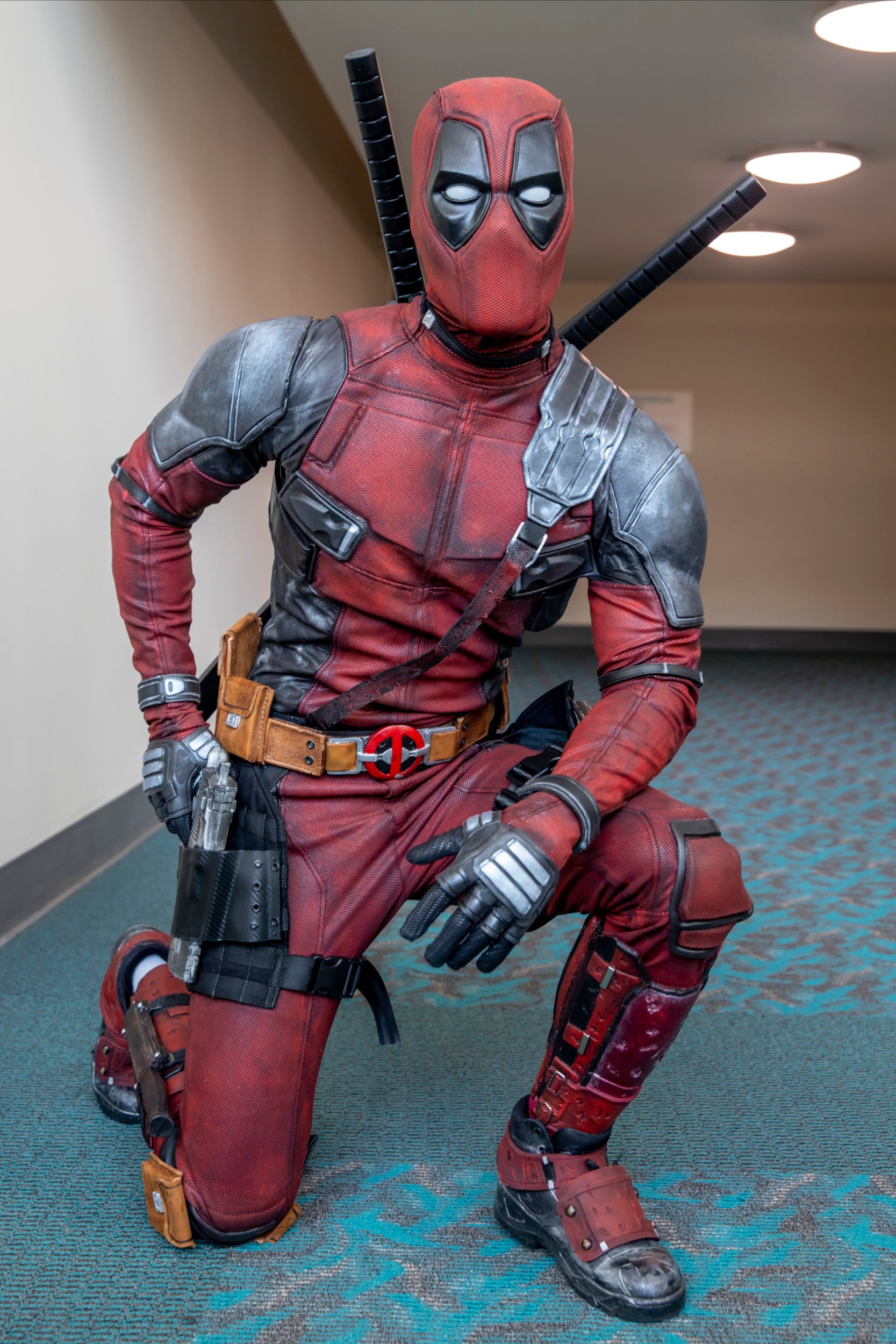 The 'Merc with a Mouth', aka Deadpool, was ready for business at this year's San Diego Comic-Con. Kyle Knox from Redding, California looked as though he could easily pass for the comic book character, portrayed by Ryan Reynolds on the big screen.
